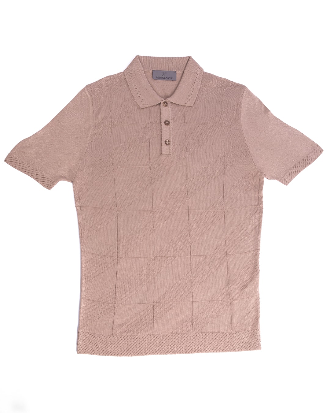 Polo Yaka T-Shirt - vizon
