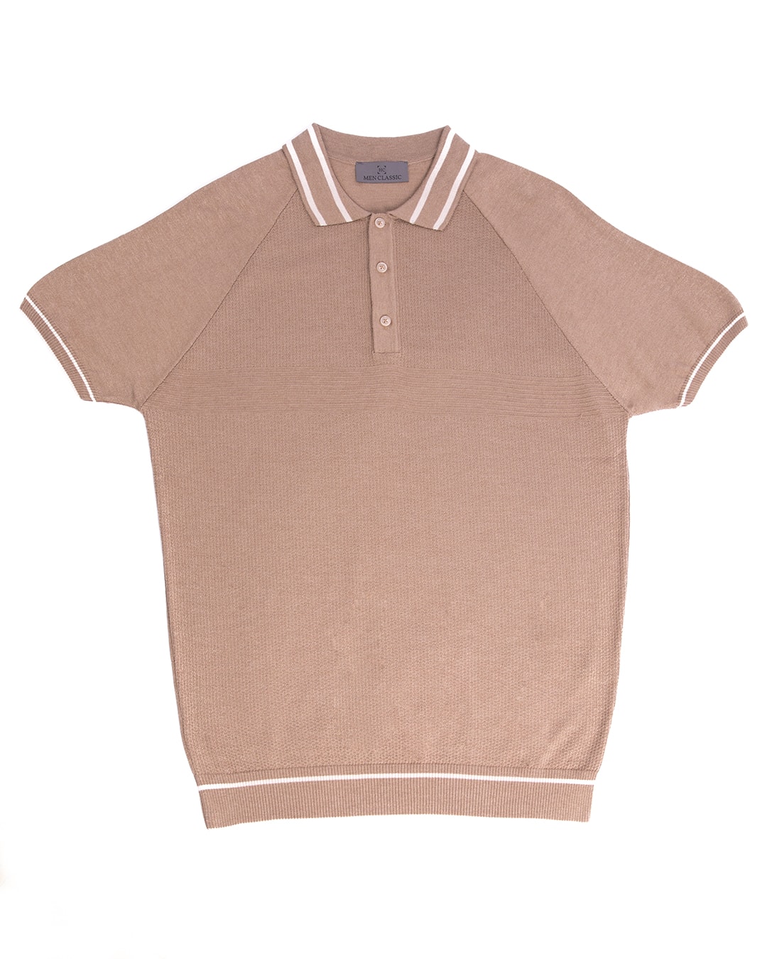 Polo Yaka T-Shirt - vizon