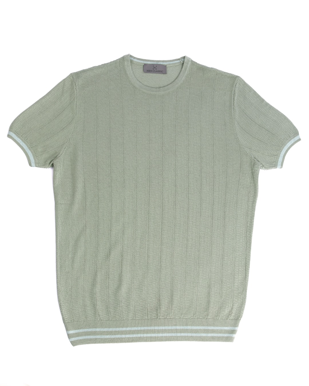 Bisiklet Yaka T-Shirt - Yeşil