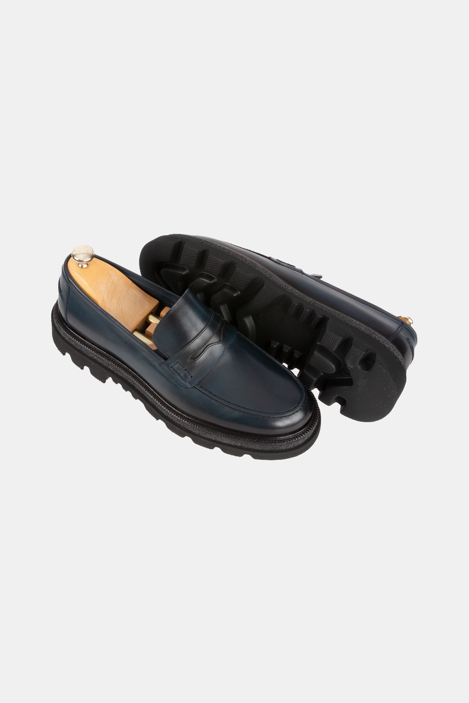 Erkek Loafer Deri Ayakkabı - Lacivert