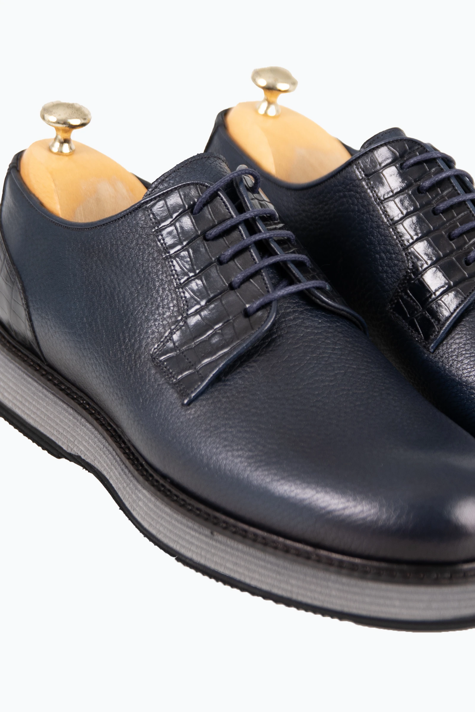 Erkek Bağcıklı Eva Taban Ayakkabı - Lacivert