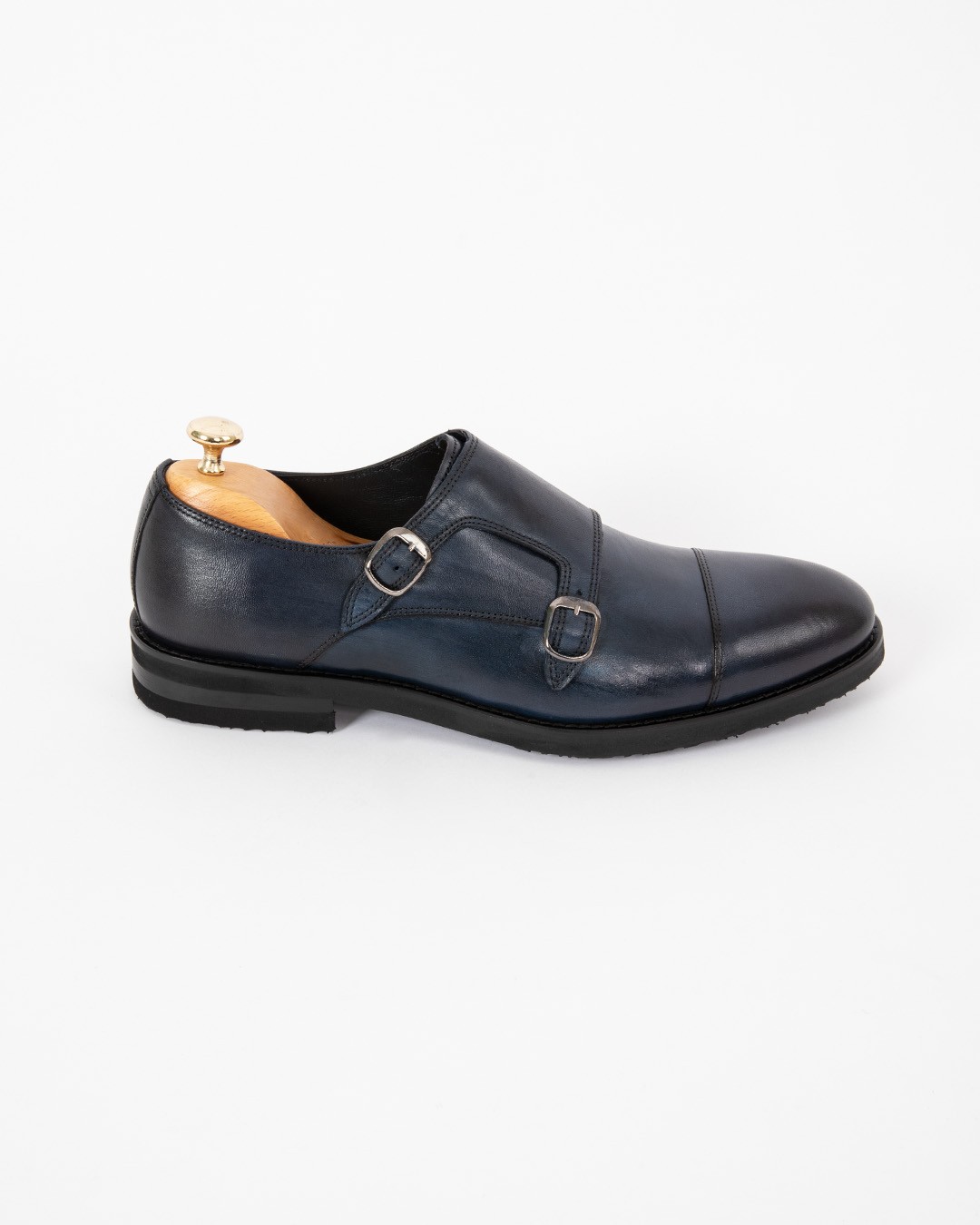 Buckled Shoes - Navy Blue