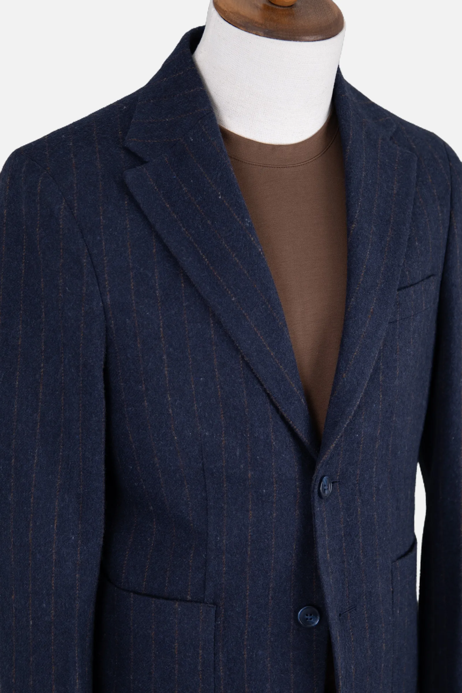 Casual Yün Ceket - Lacivert