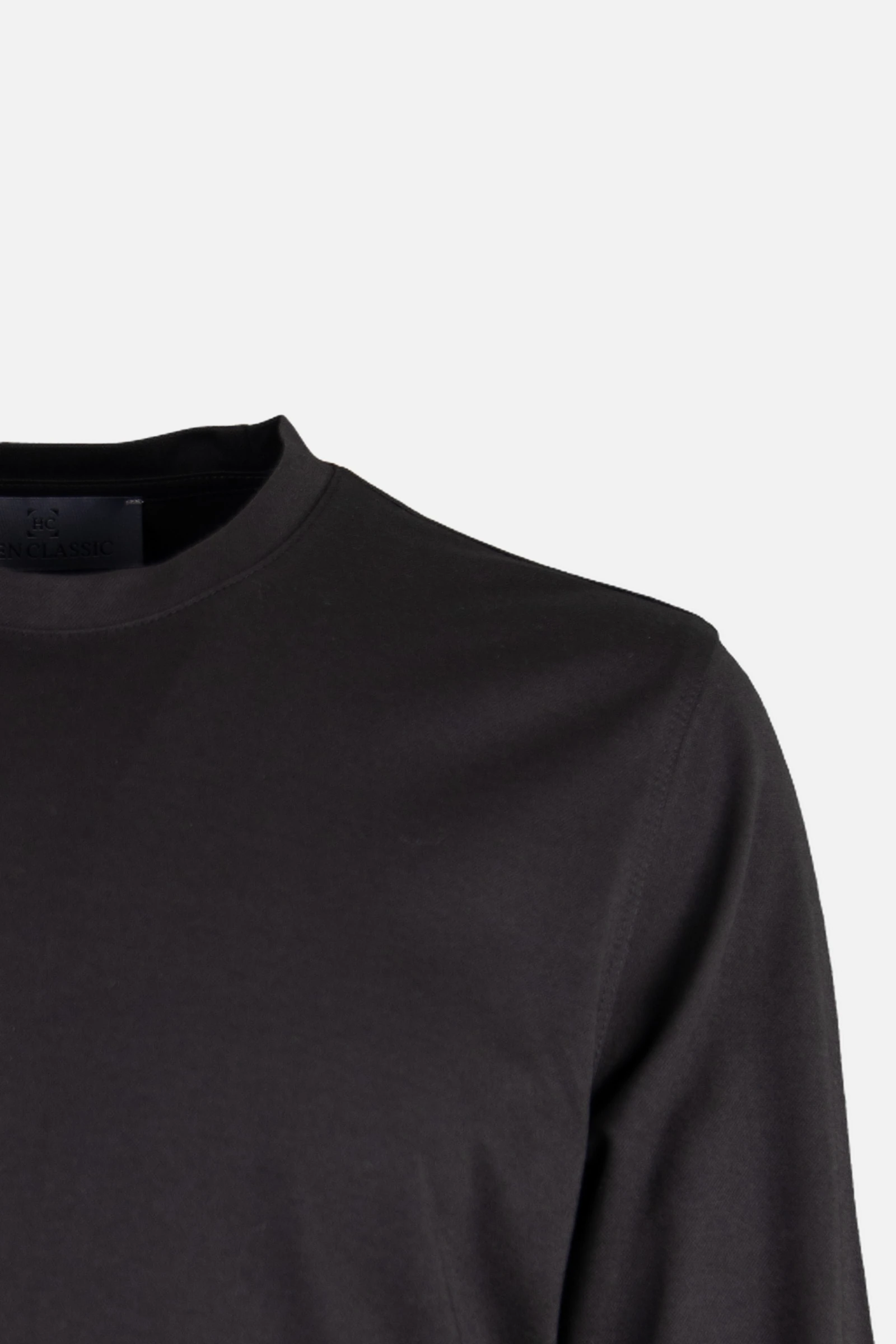 Bisiklet Yaka Sweatshirt - Siyah