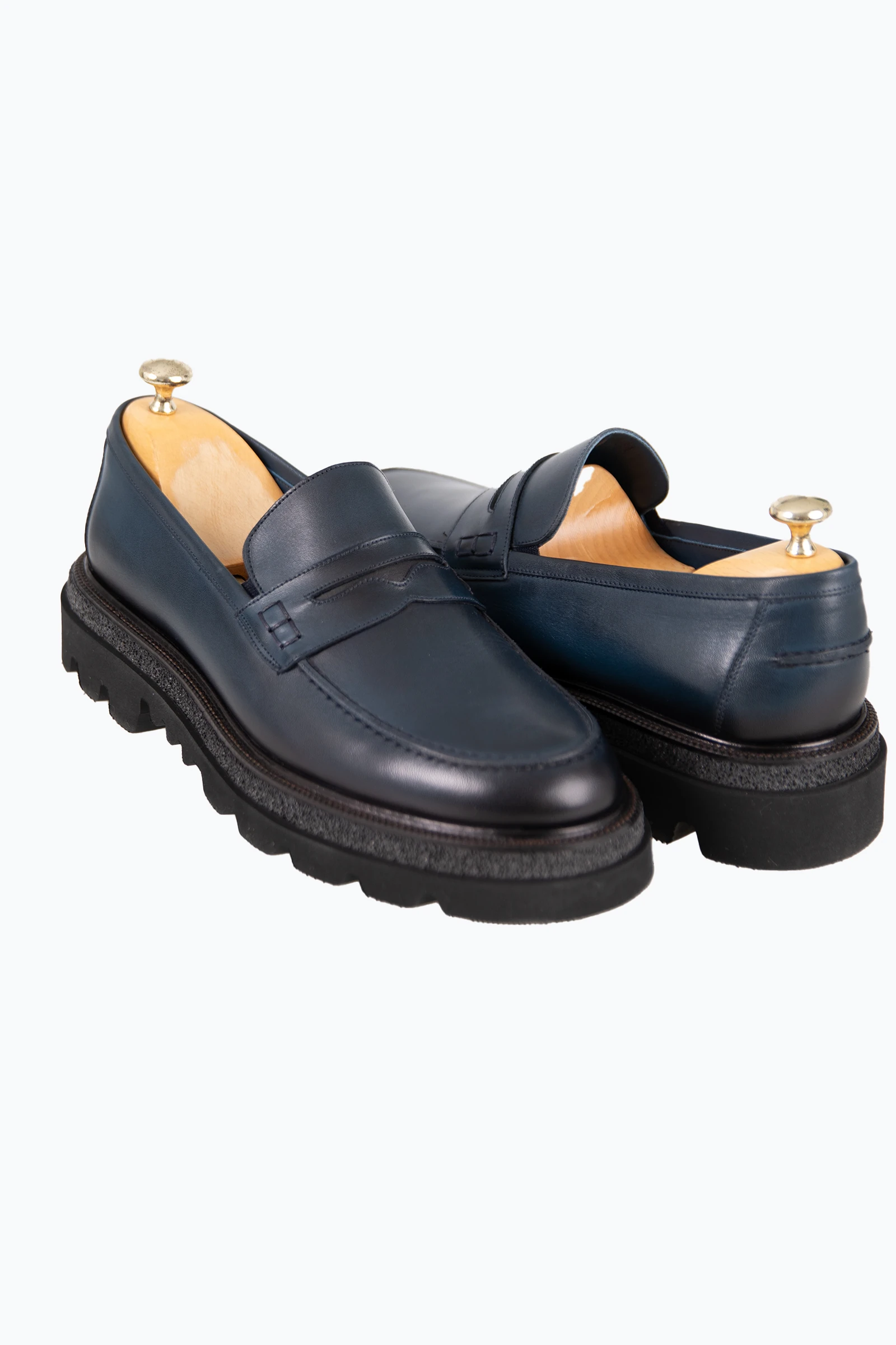 Erkek Loafer Deri Ayakkabı - Lacivert