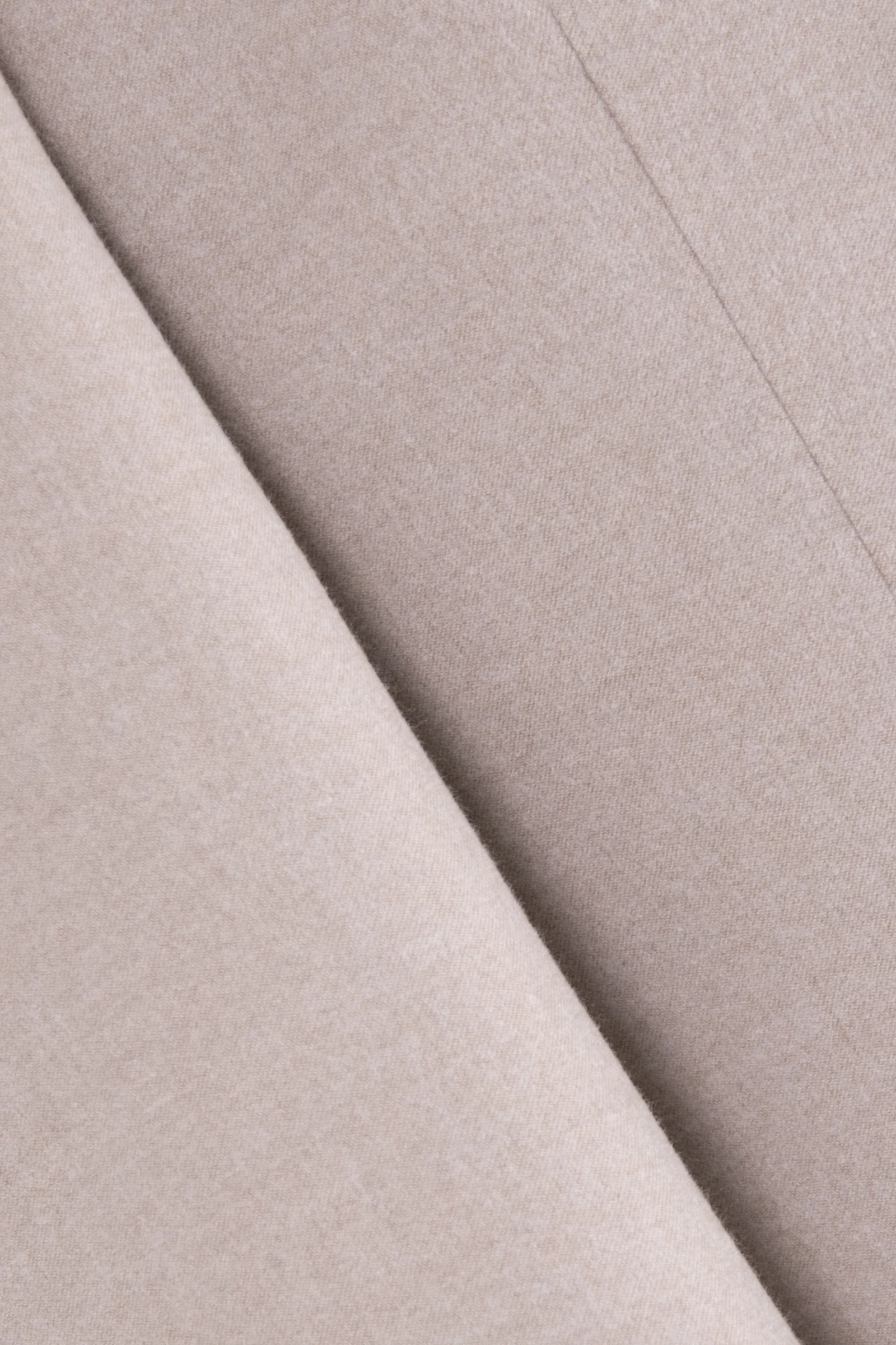 Yün Düz Takım Elbise - Bej