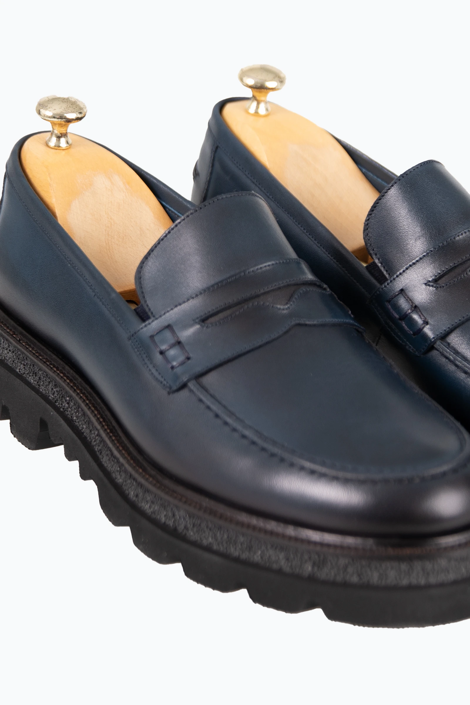 Erkek Loafer Deri Ayakkabı - Lacivert