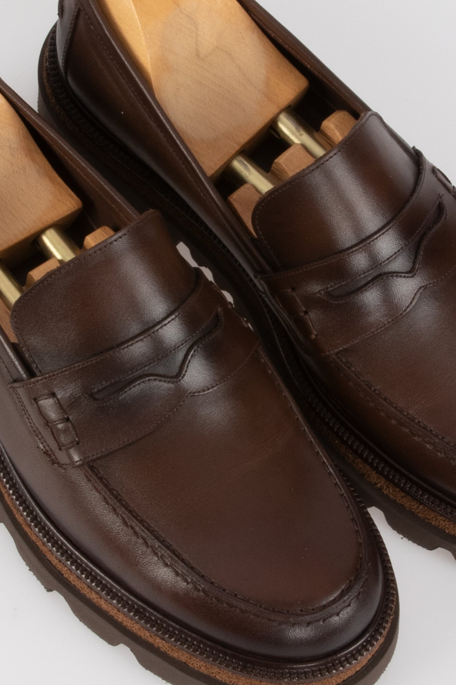 Erkek Loafer Deri Ayakkabı - Kahverengi