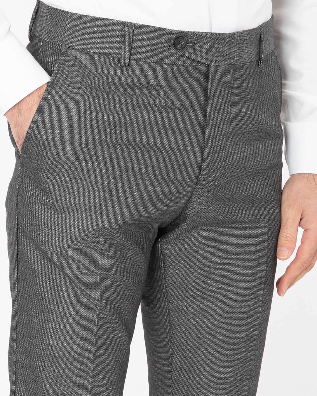 Slim Fit Pantolon - Gri