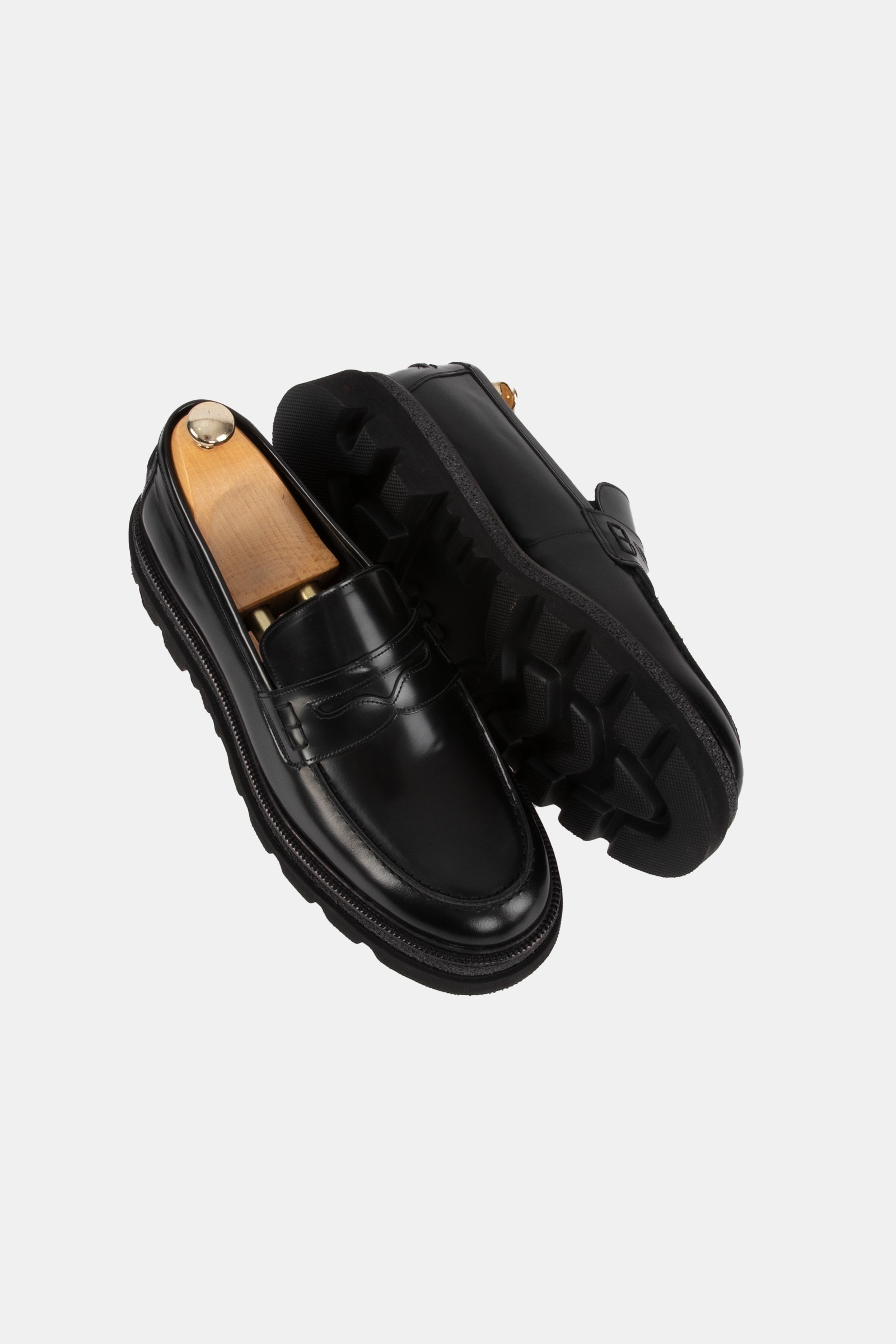 Erkek Loafer Deri Ayakkabı - Siyah Açma