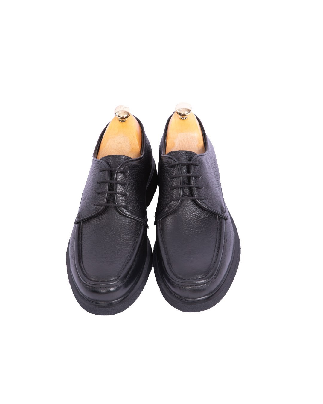 Bağcıklı Eva Taban Ayakkabı - Siyah