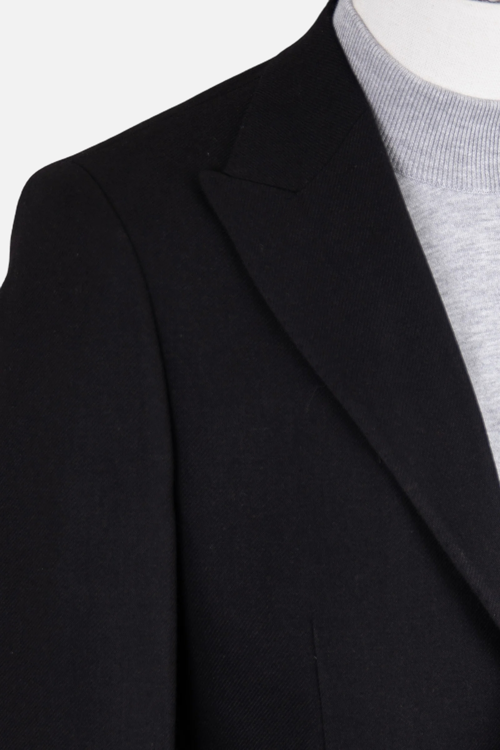 Casual Yün Ceket - Siyah