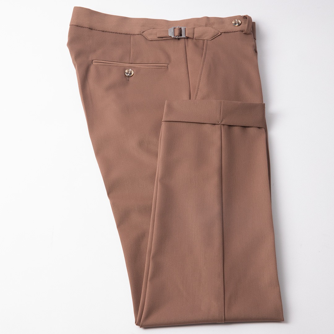 Tokalı Slim Fit Pantolon - Sütlü Kahve