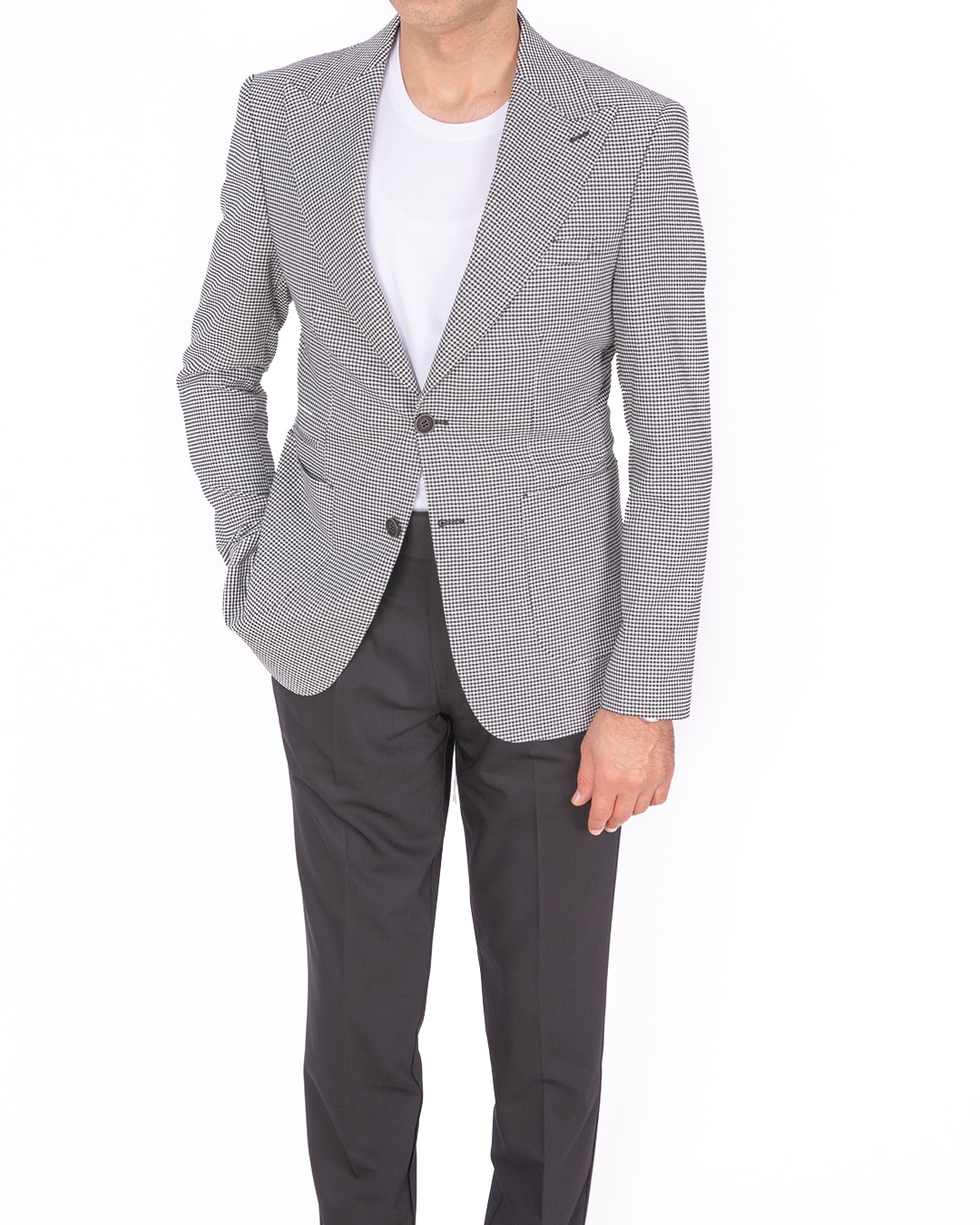 Slim Fit Ceket - Siyah