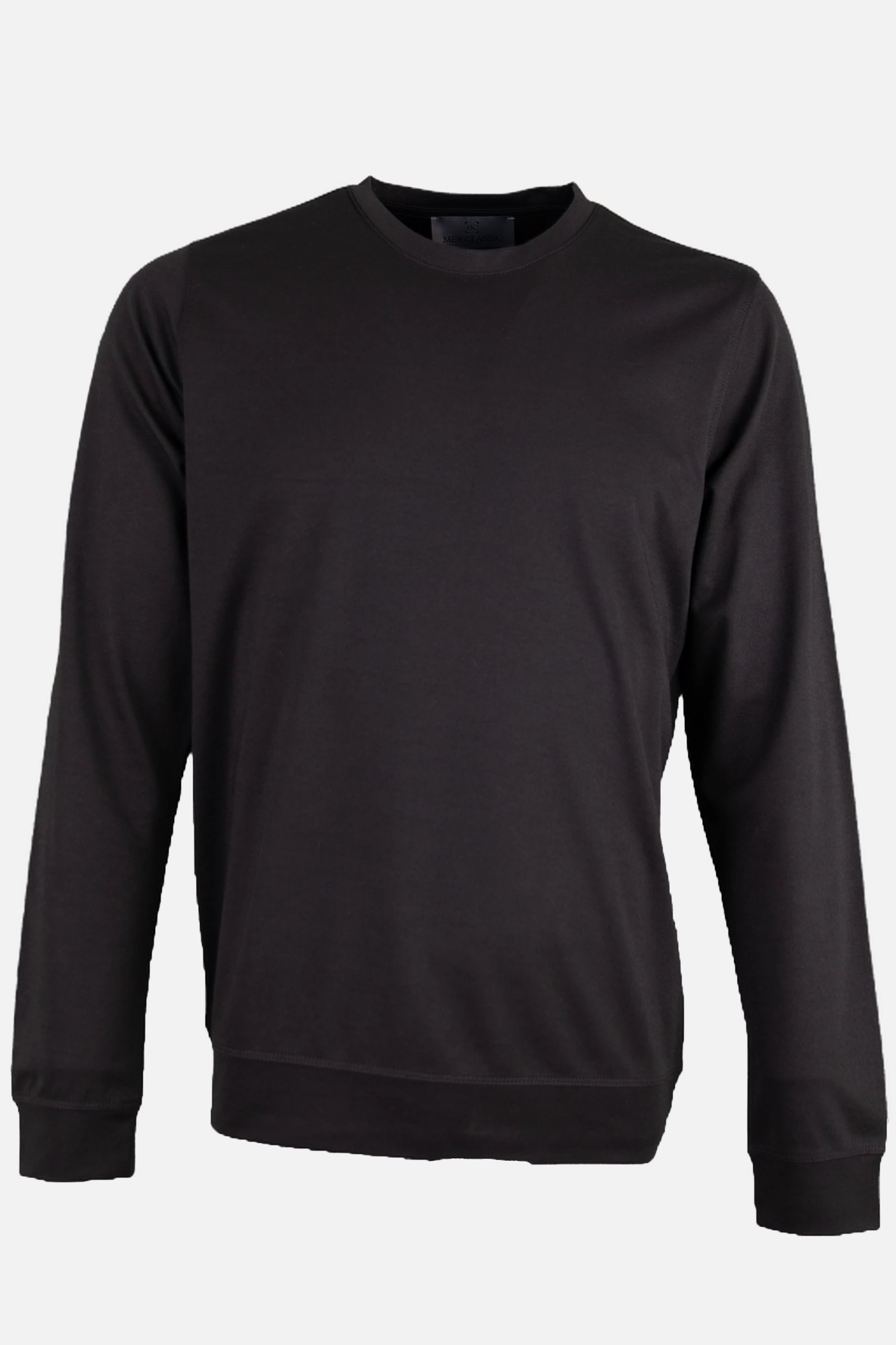 Bisiklet Yaka Sweatshirt - Siyah