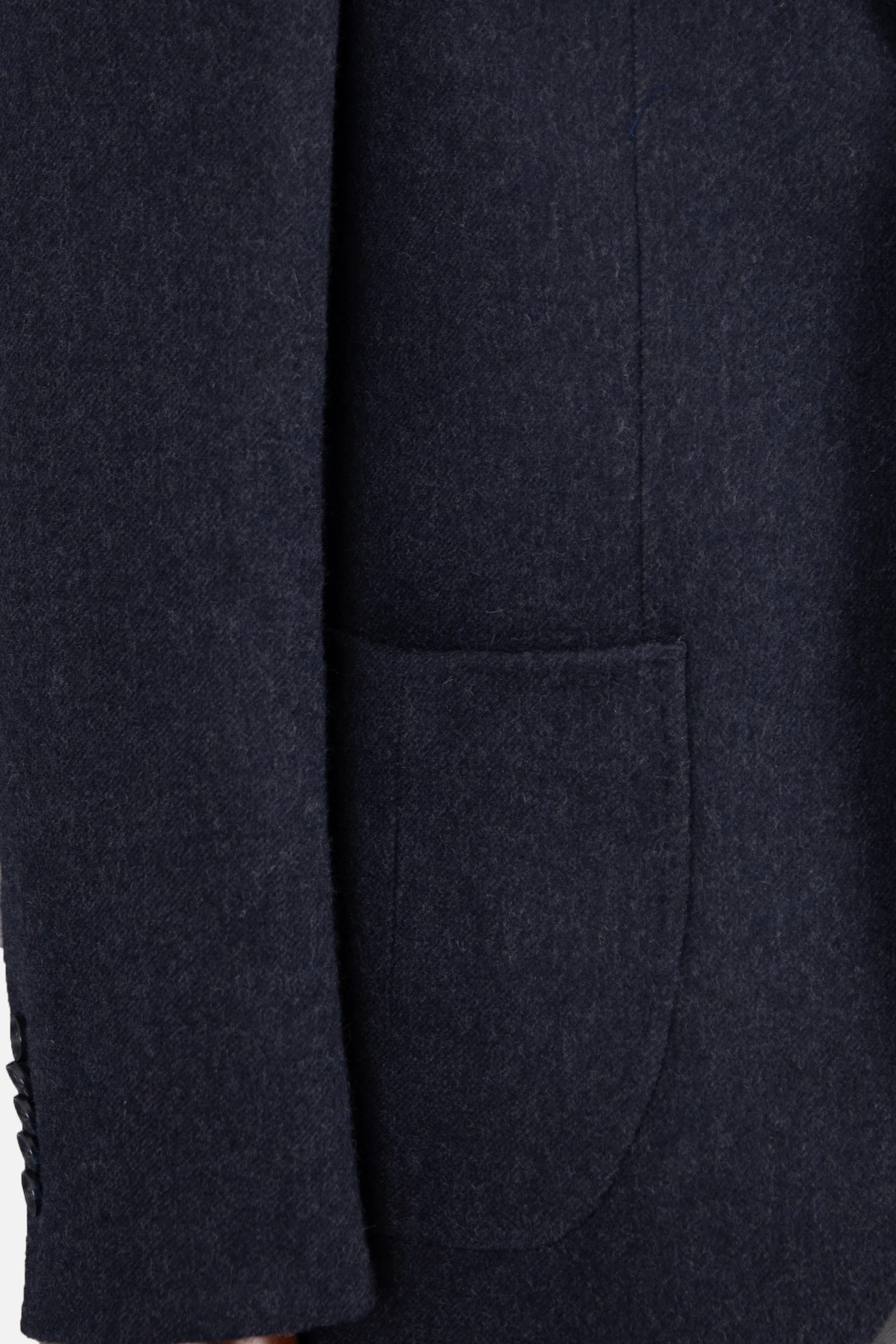 Casual Yün Ceket - Lacivert
