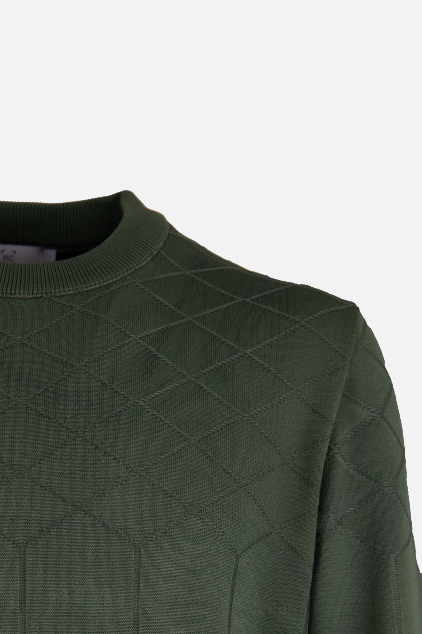 Bisiklet Yaka Triko I Kazak - Haki