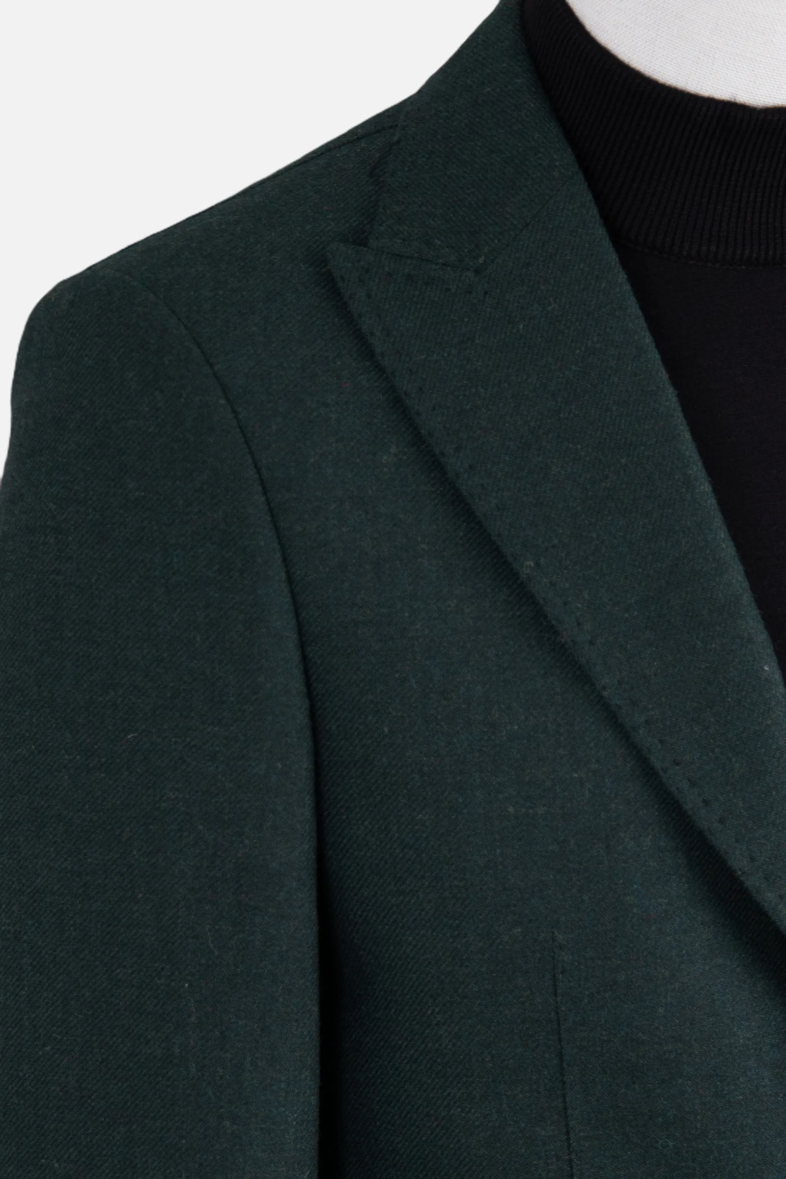 Casual Yün Ceket - Yeşil