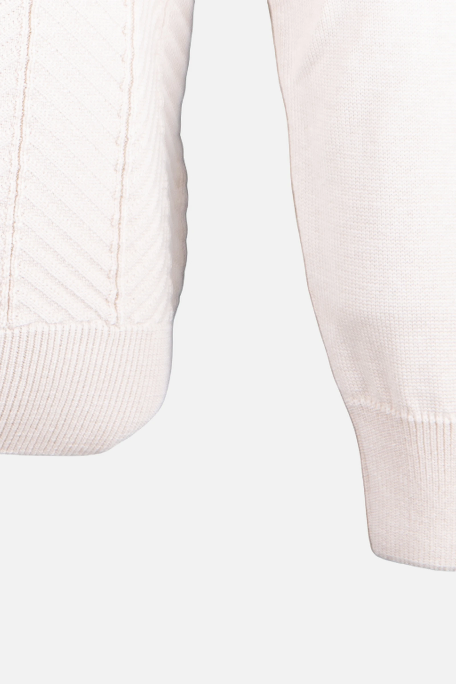 Bisiklet Yaka Triko I Kazak - Bej