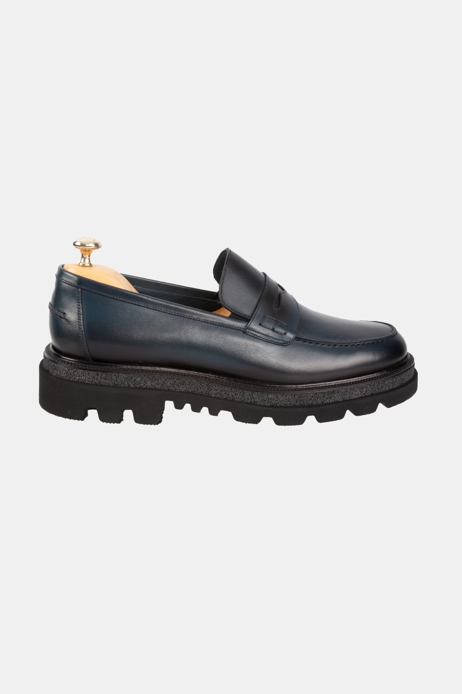 Erkek Loafer Deri Ayakkabı - Lacivert