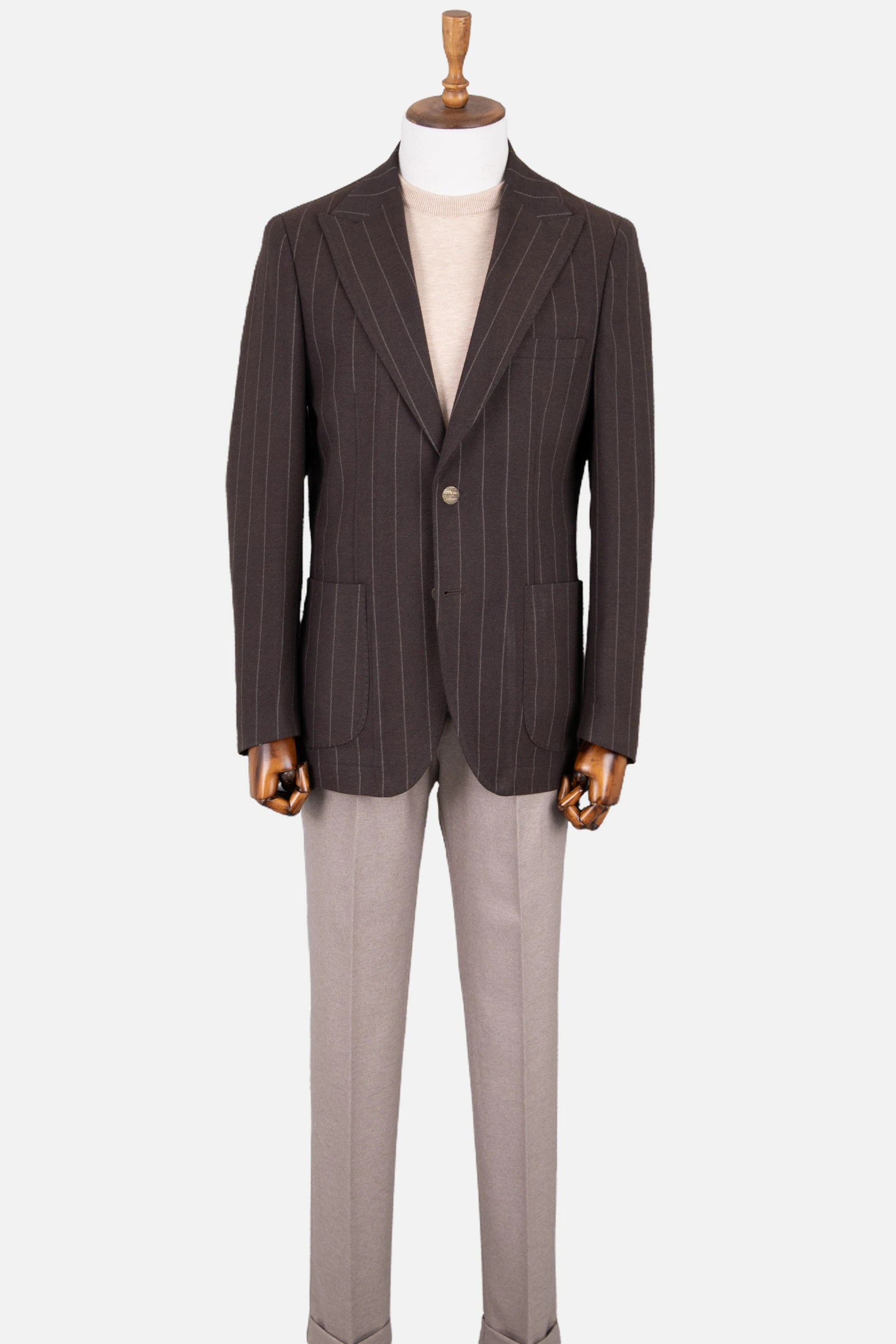 Casual Ceket - Kahverengi