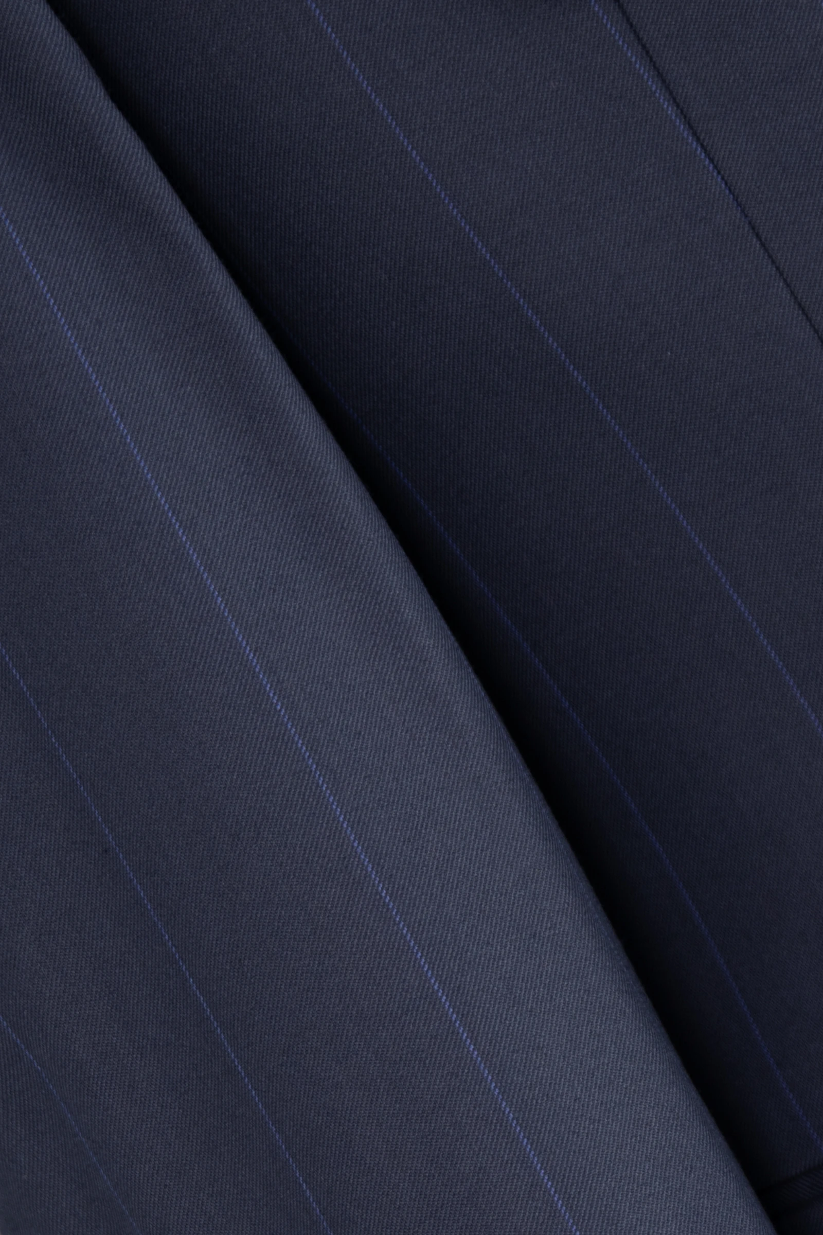 Kruvaze Çizgili Takım Elbise