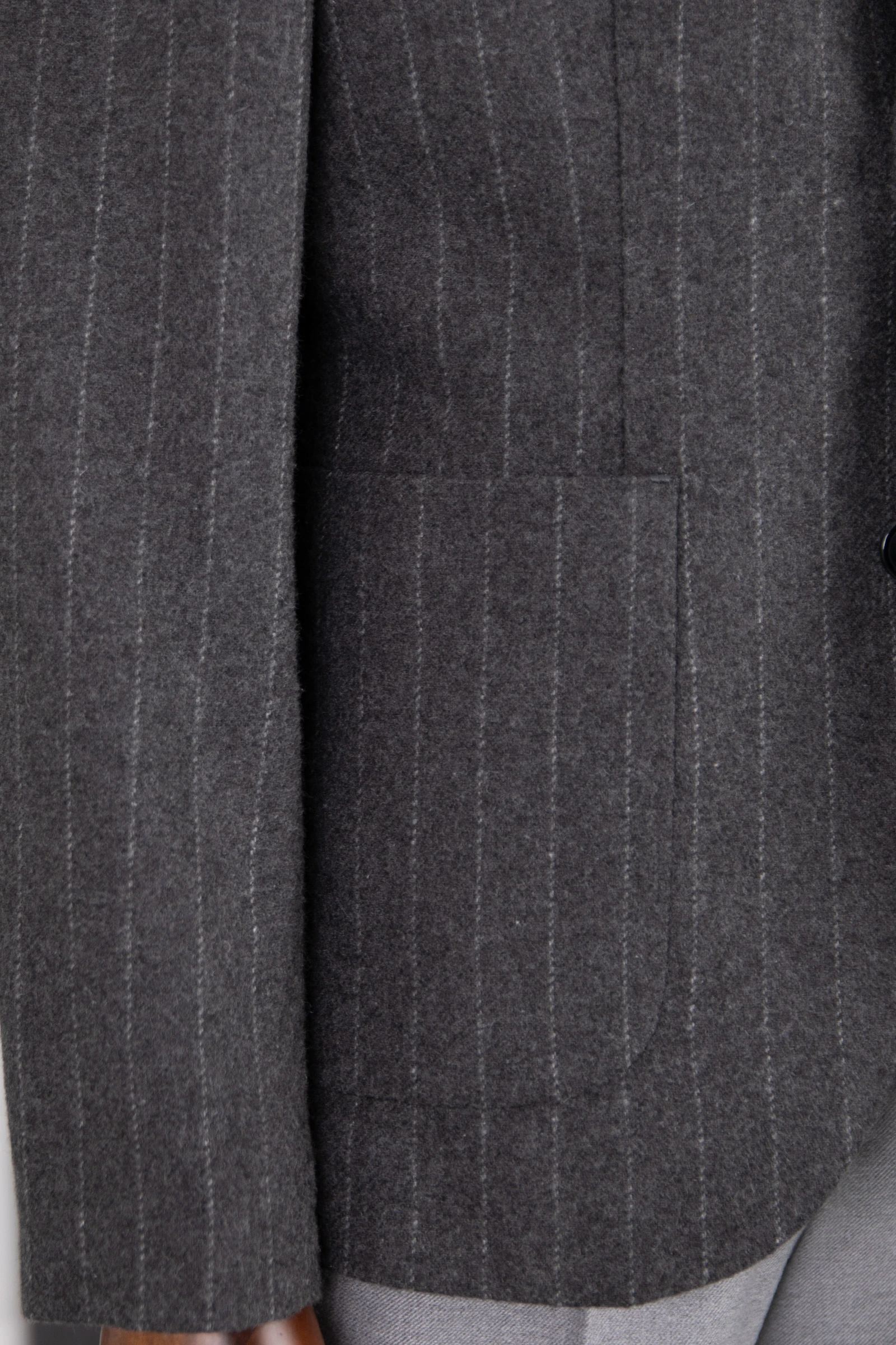 Casual Yün Ceket - Gri