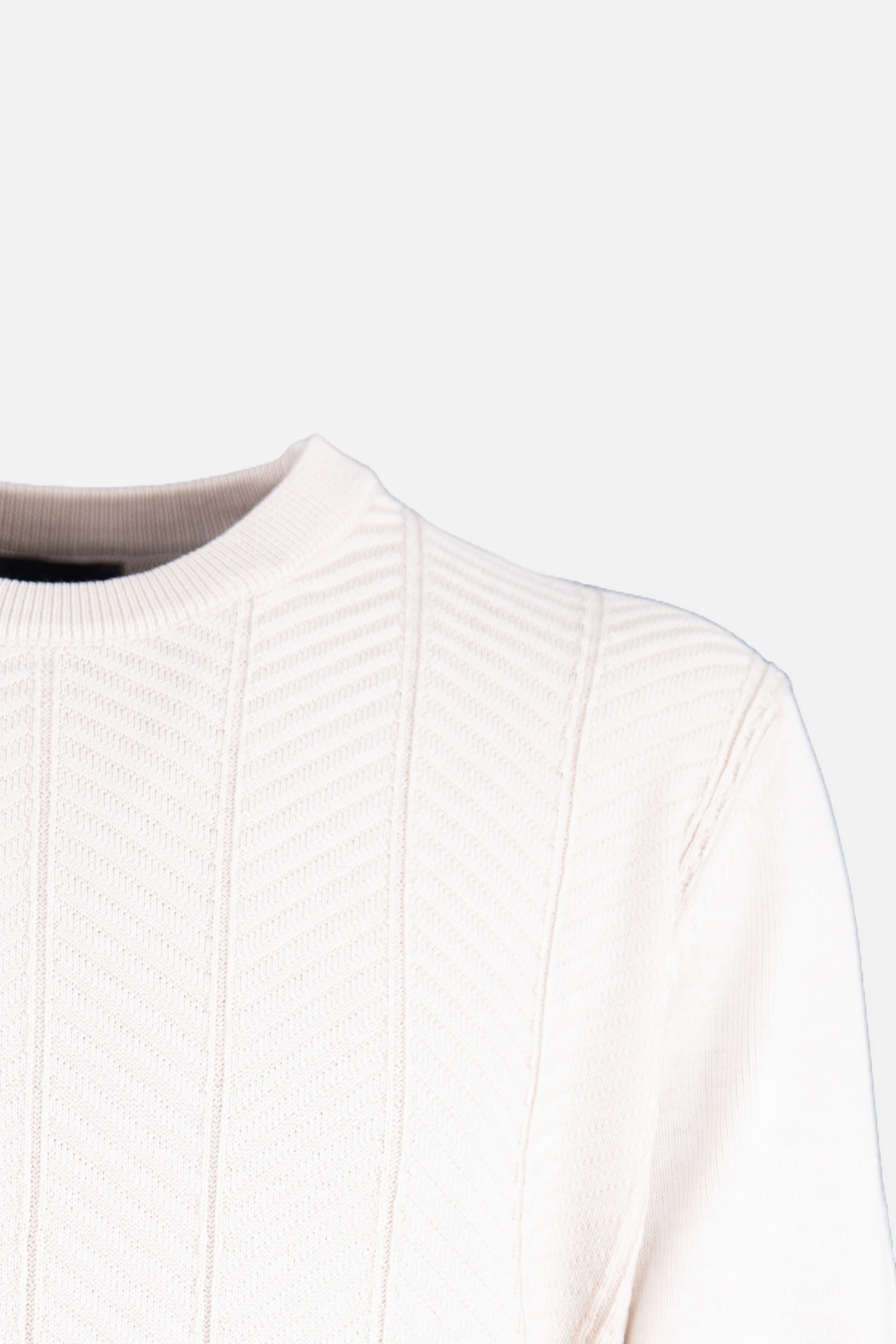 Bisiklet Yaka Triko I Kazak - Bej