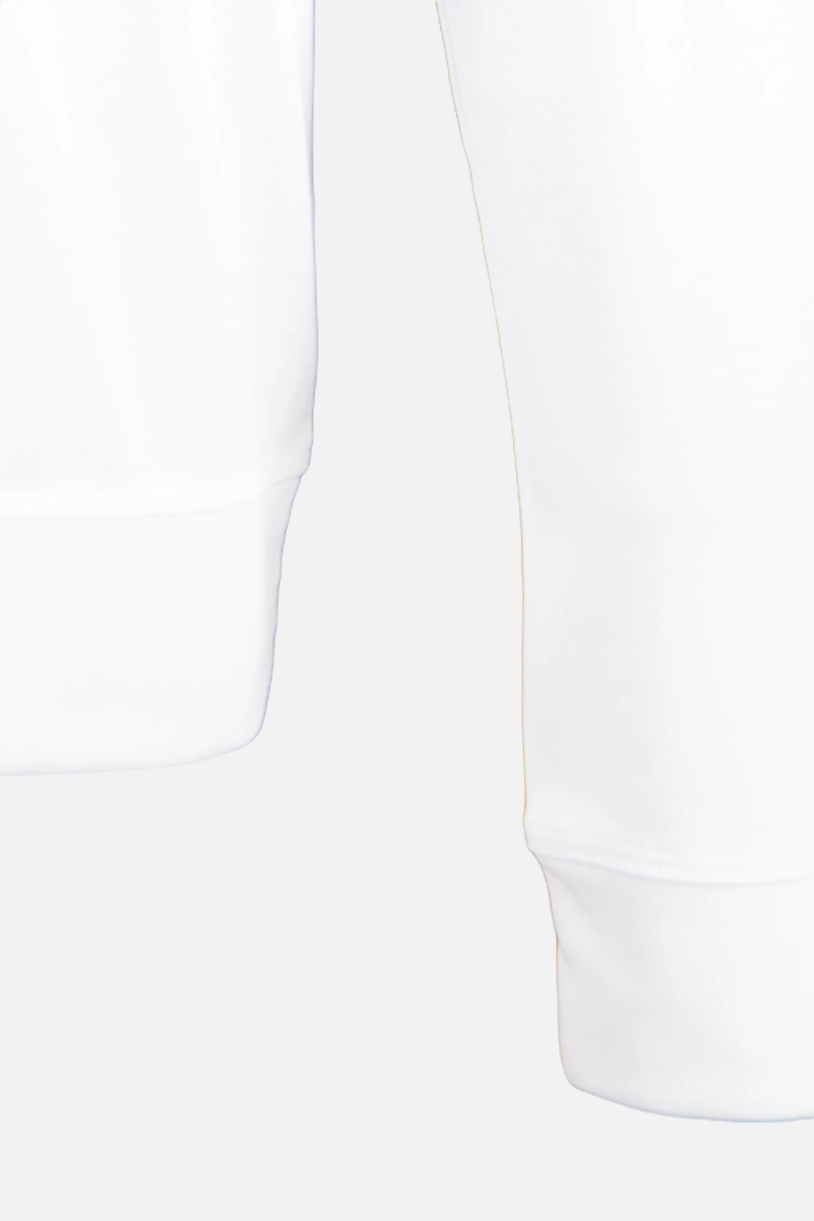 Bisiklet Yaka Sweatshirt - Beyaz