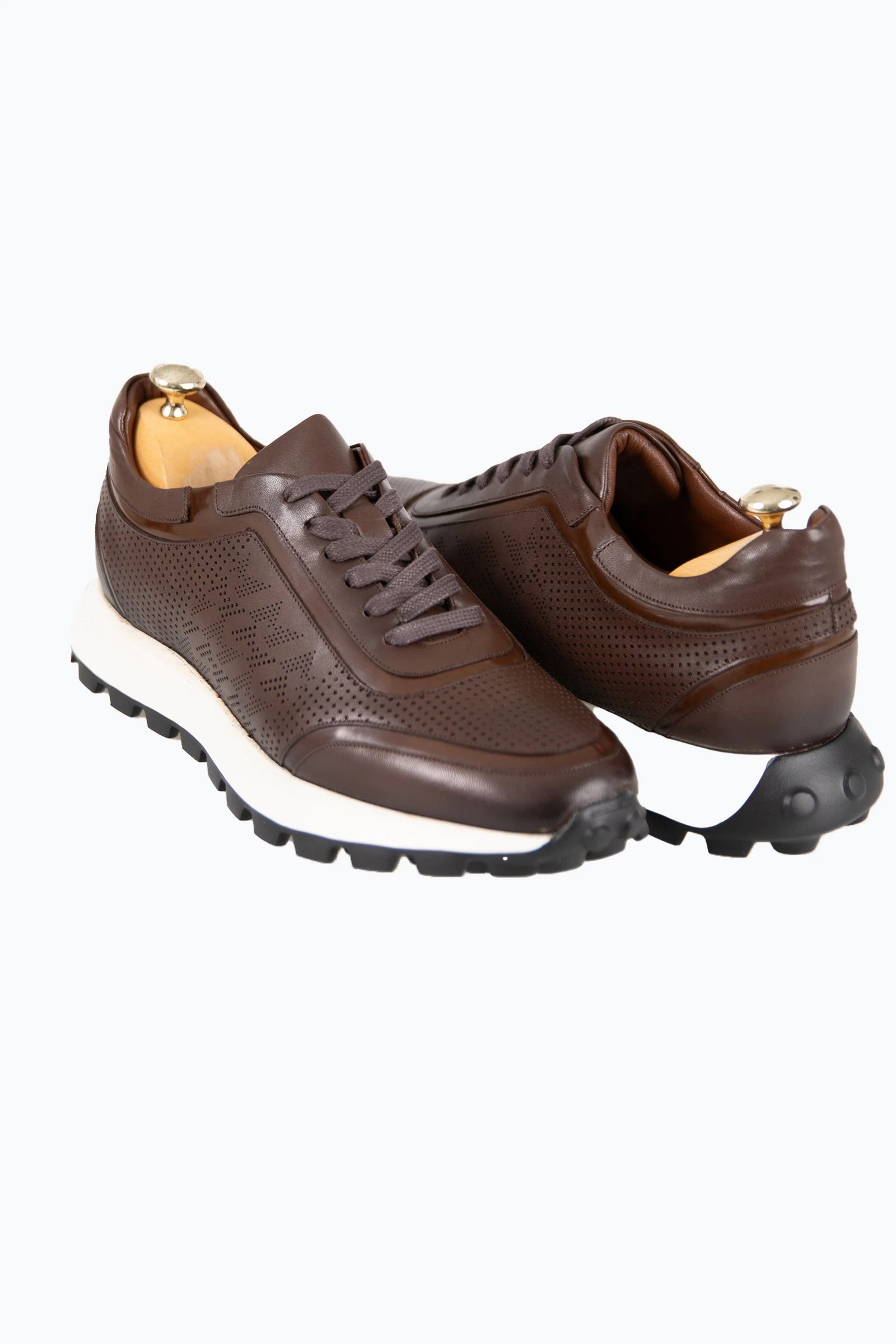 Erkek Bağcıklı Casual Ayakkabı - Kahverengi