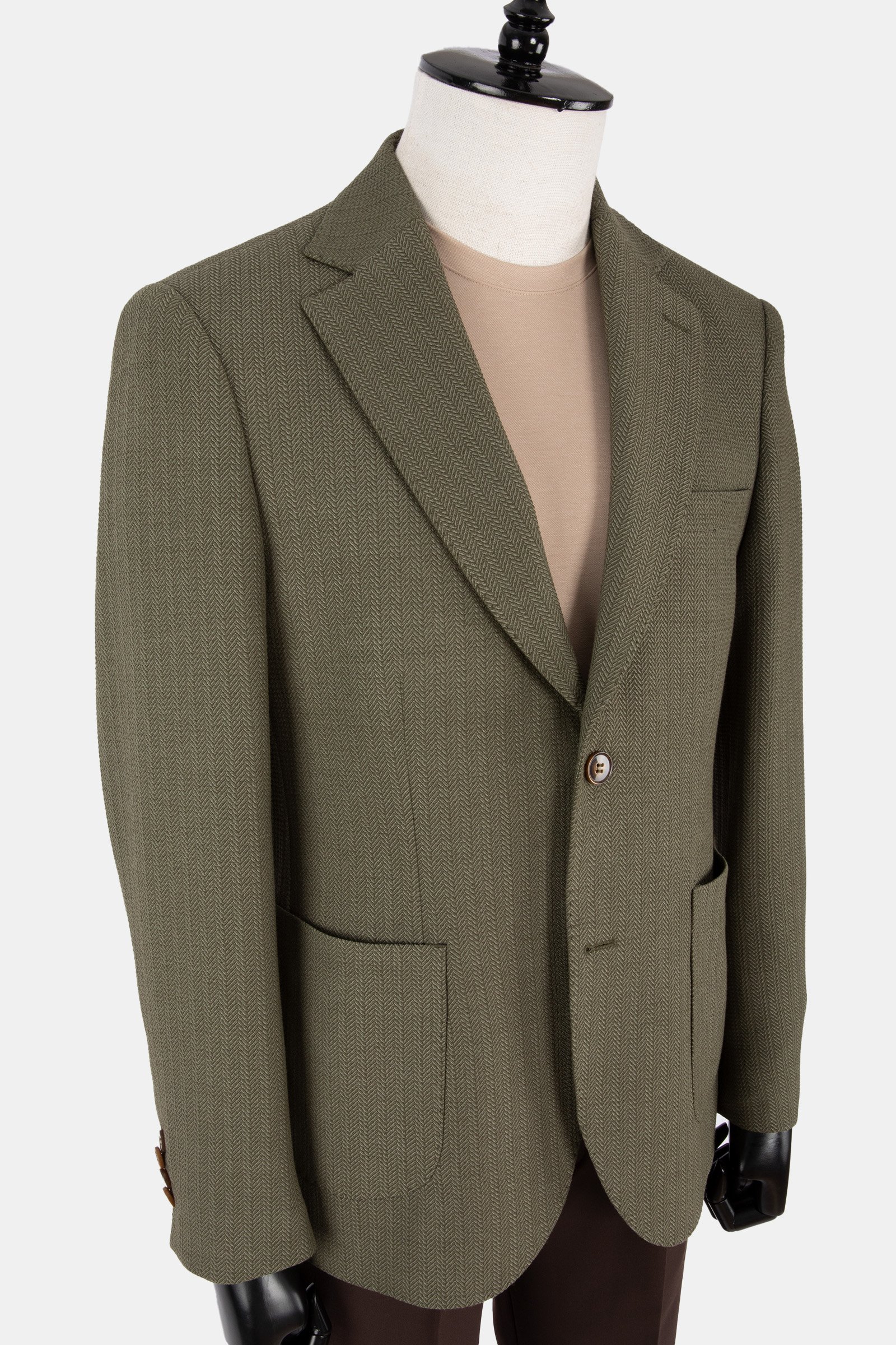 Erkek Casual Ceket - Yeşil