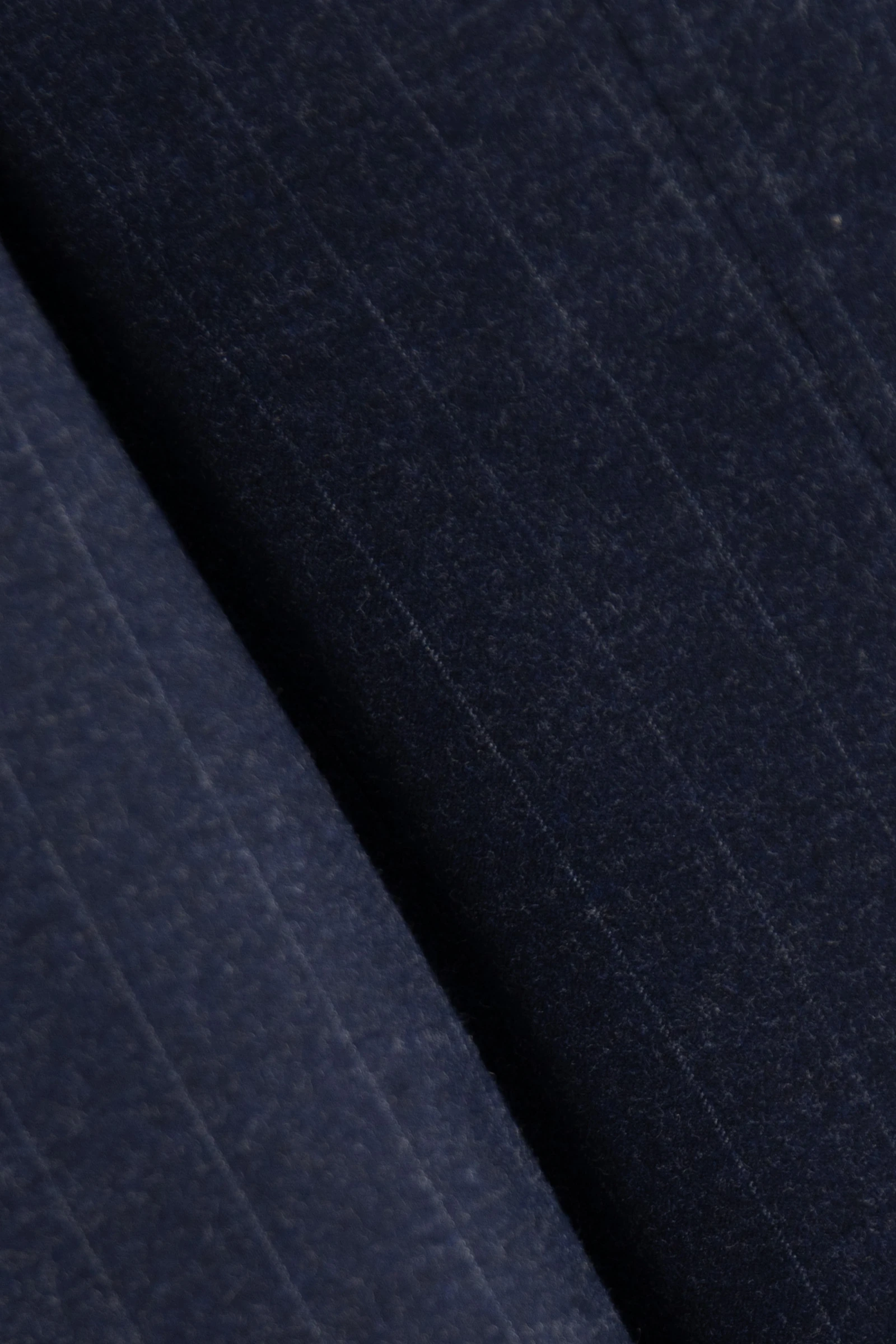 Yün Çizgili Takım Elbise - Lacivert