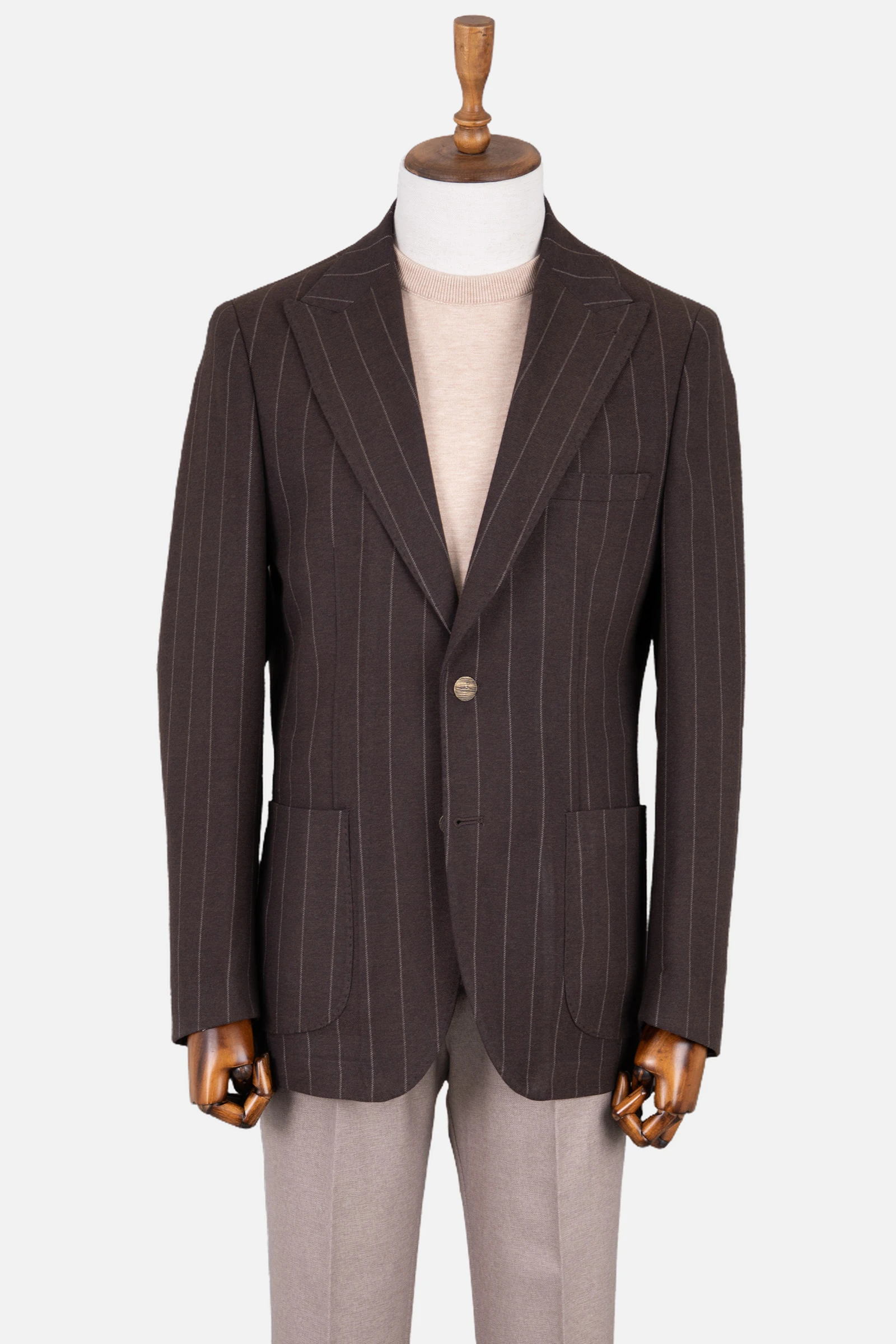 Casual Ceket - Kahverengi