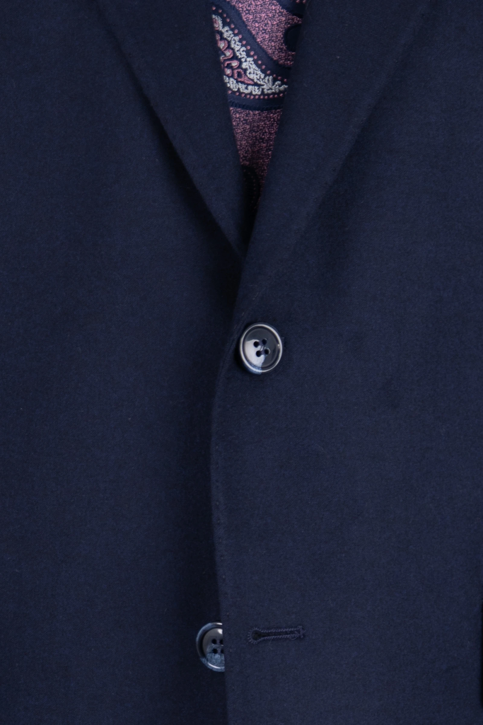 Yün Düz Takım Elbise - Lacivert