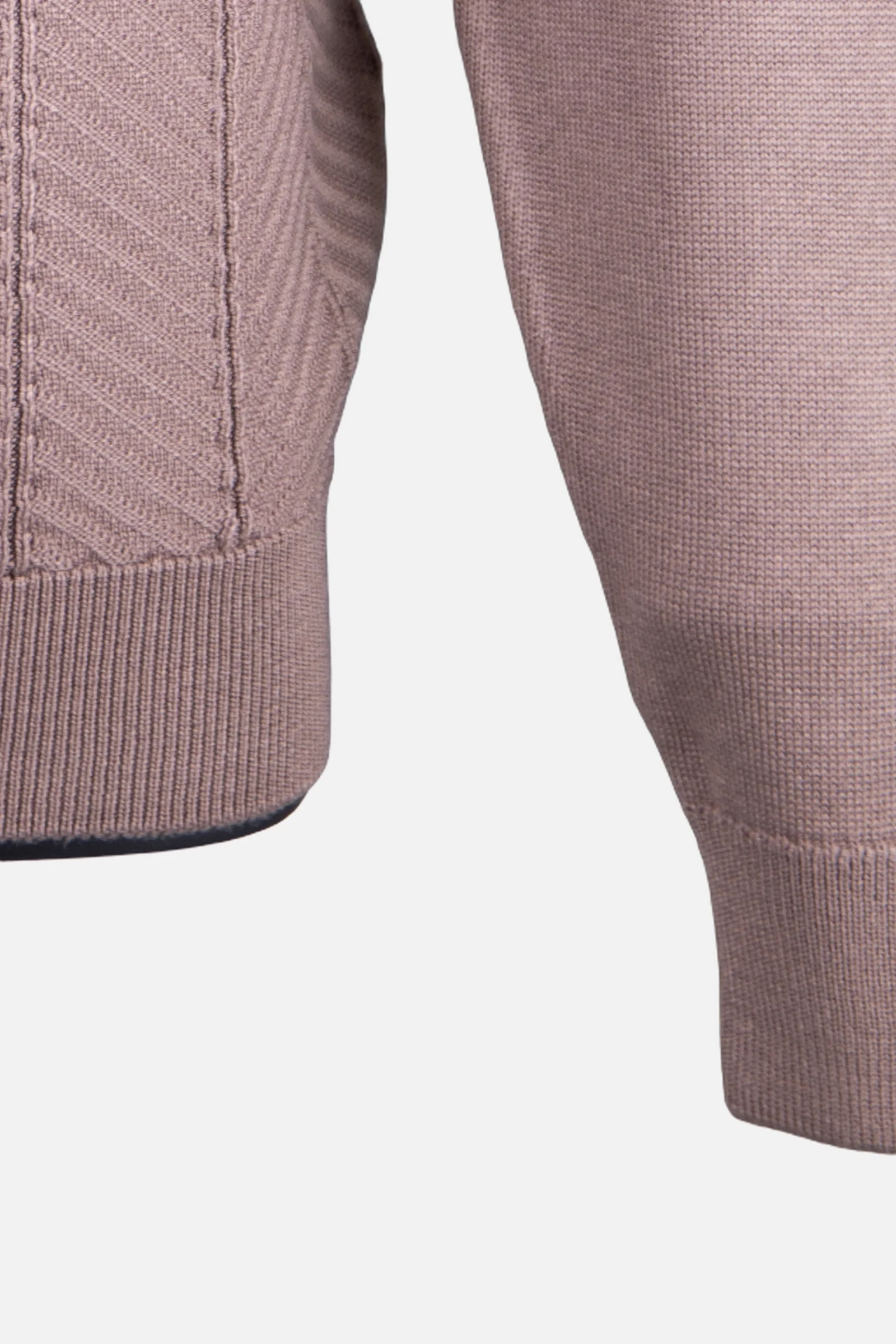 Bisiklet Yaka Triko I Kazak - Vizon