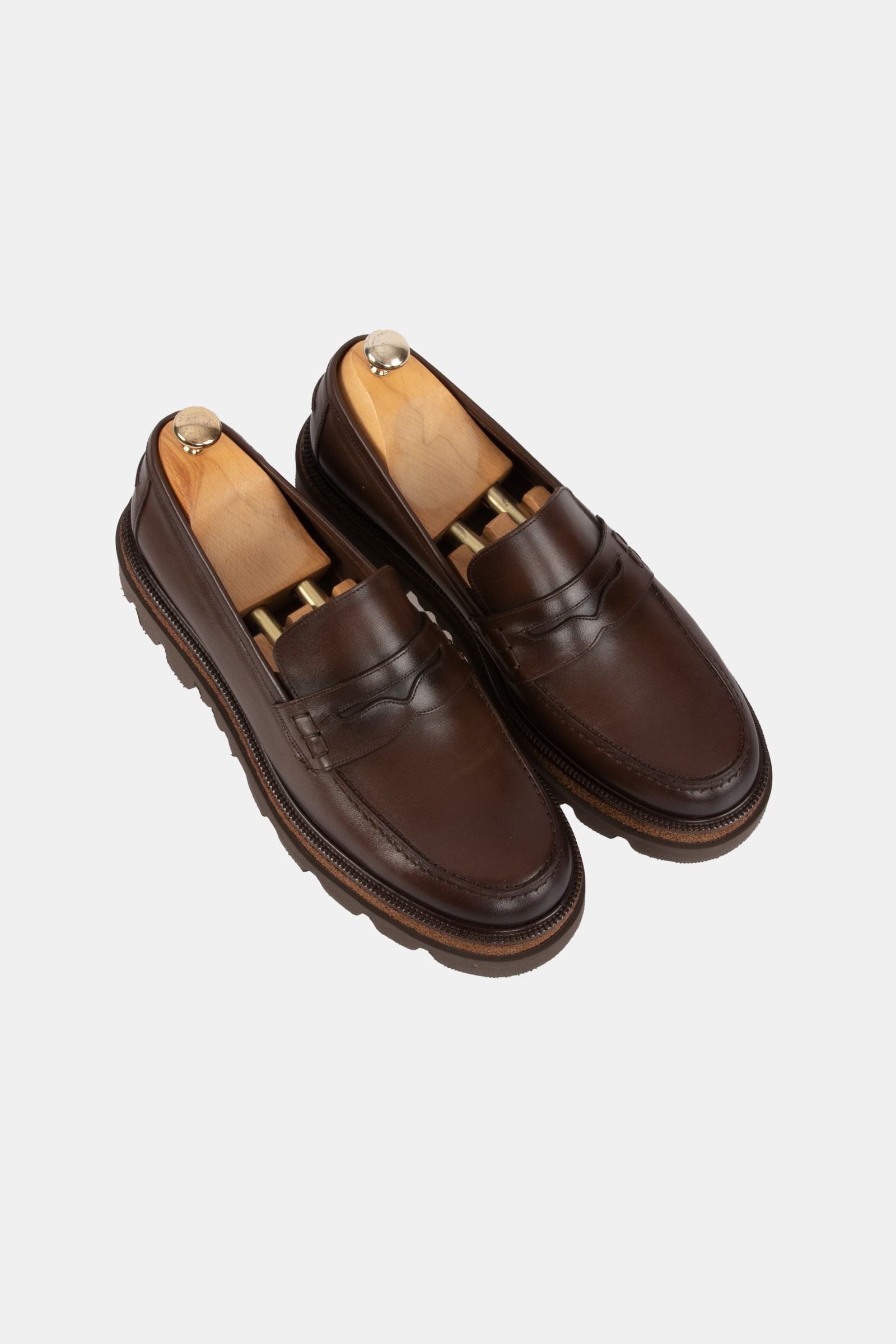 Erkek Loafer Deri Ayakkabı - Kahverengi