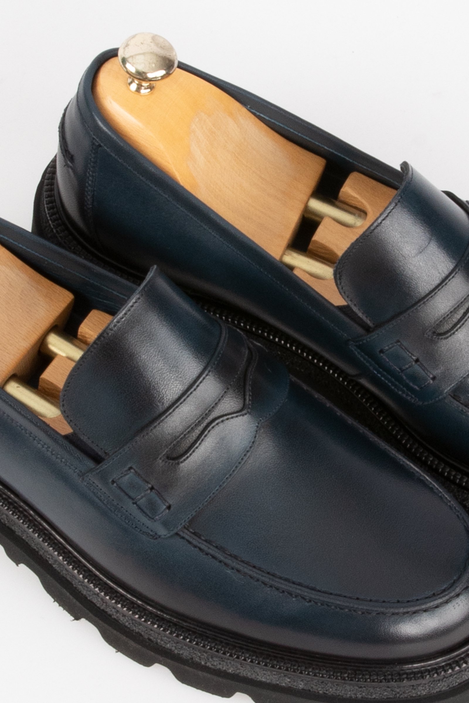 Erkek Loafer Deri Ayakkabı - Lacivert
