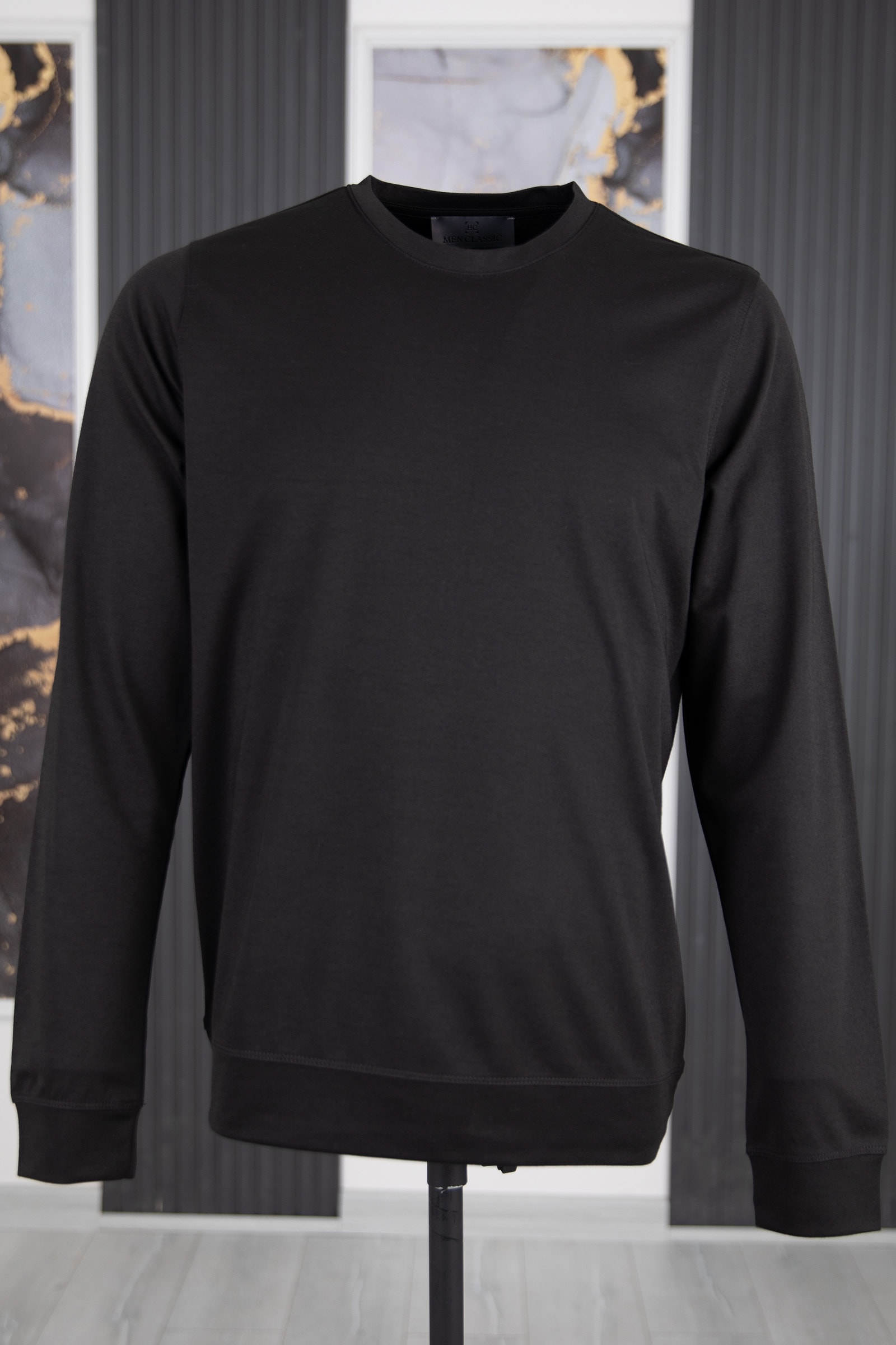Bisiklet Yaka Sweatshirt