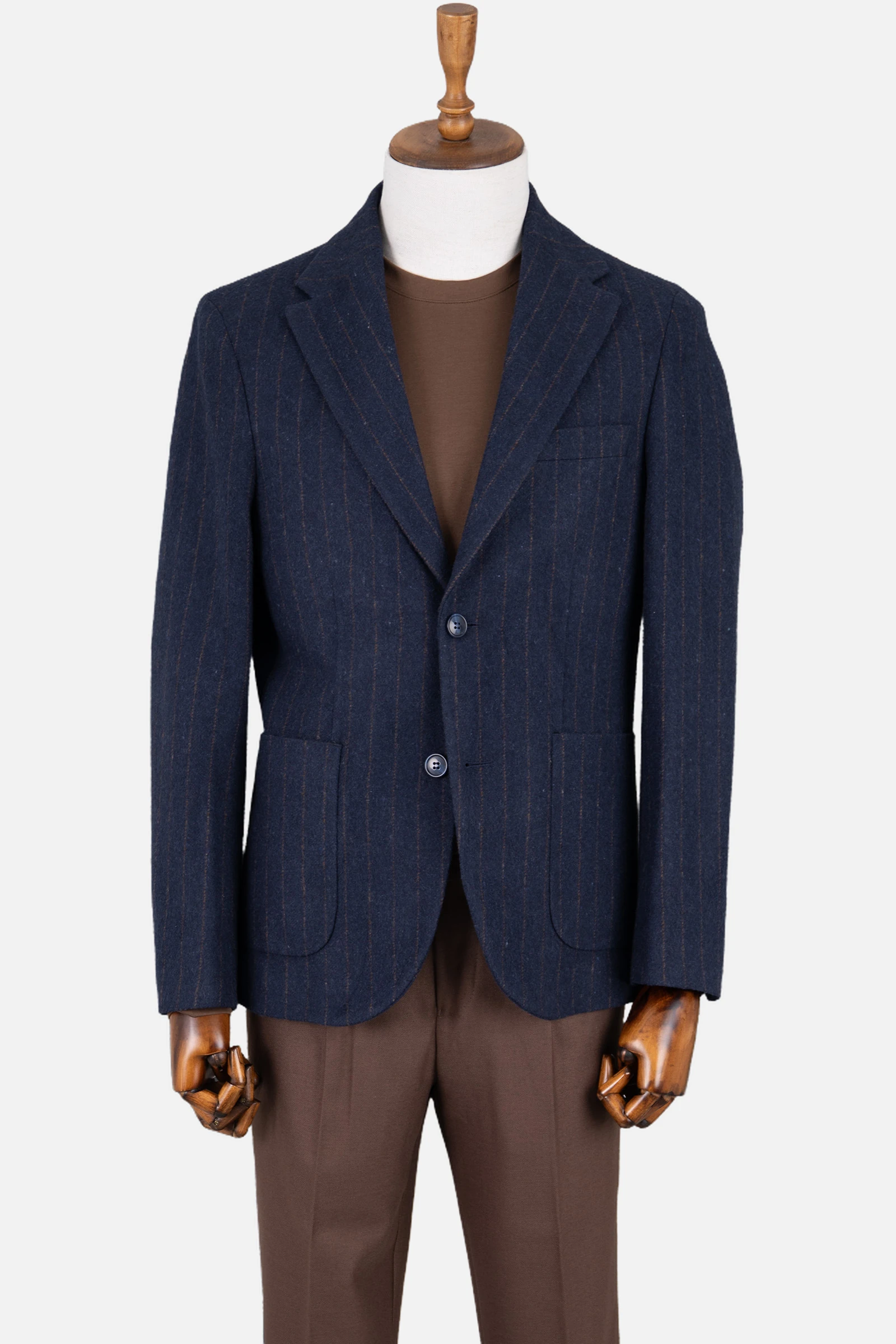 Casual Yün Ceket - Lacivert