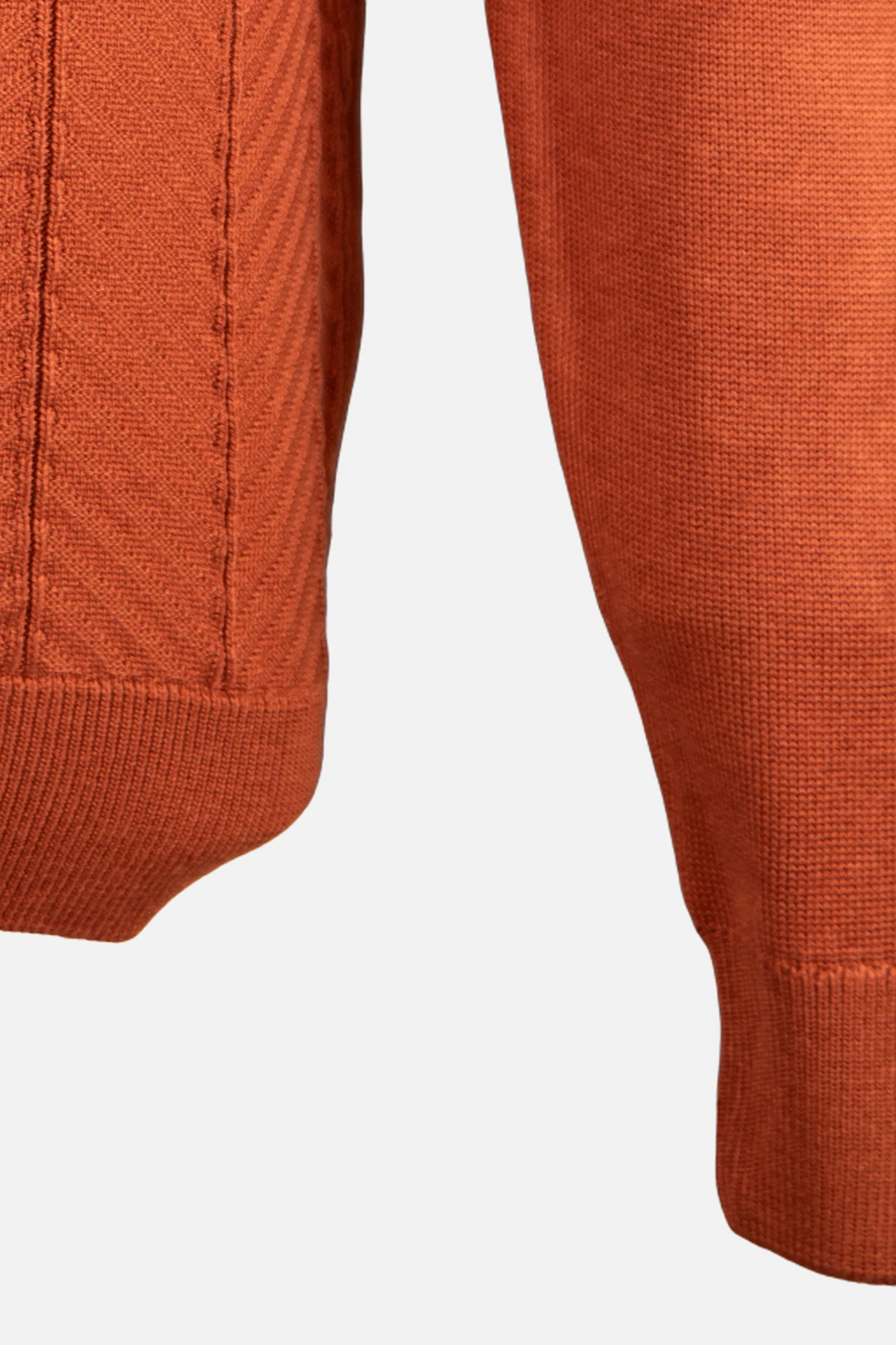 Bisiklet Yaka Triko I Kazak - Kiremit