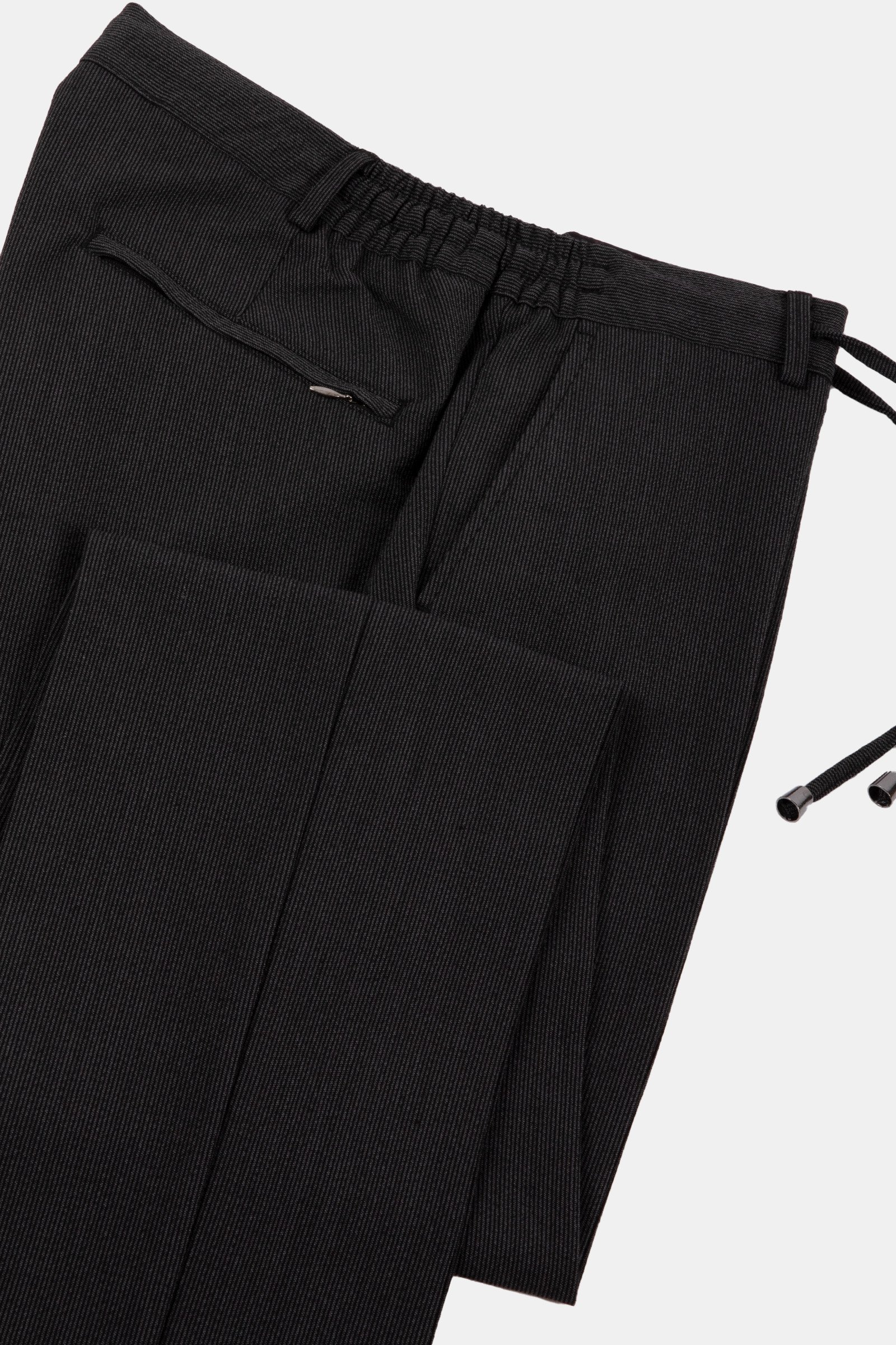 Erkek Jogger Bağcıklı Pantolon - Siyah