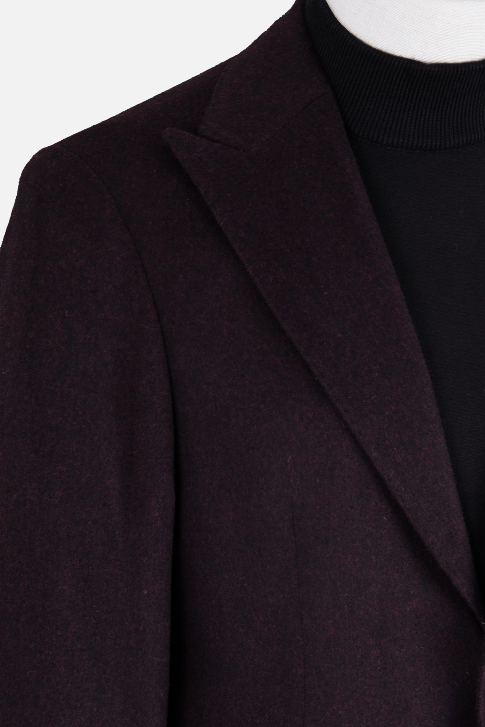 Casual Yün Ceket - BORDO