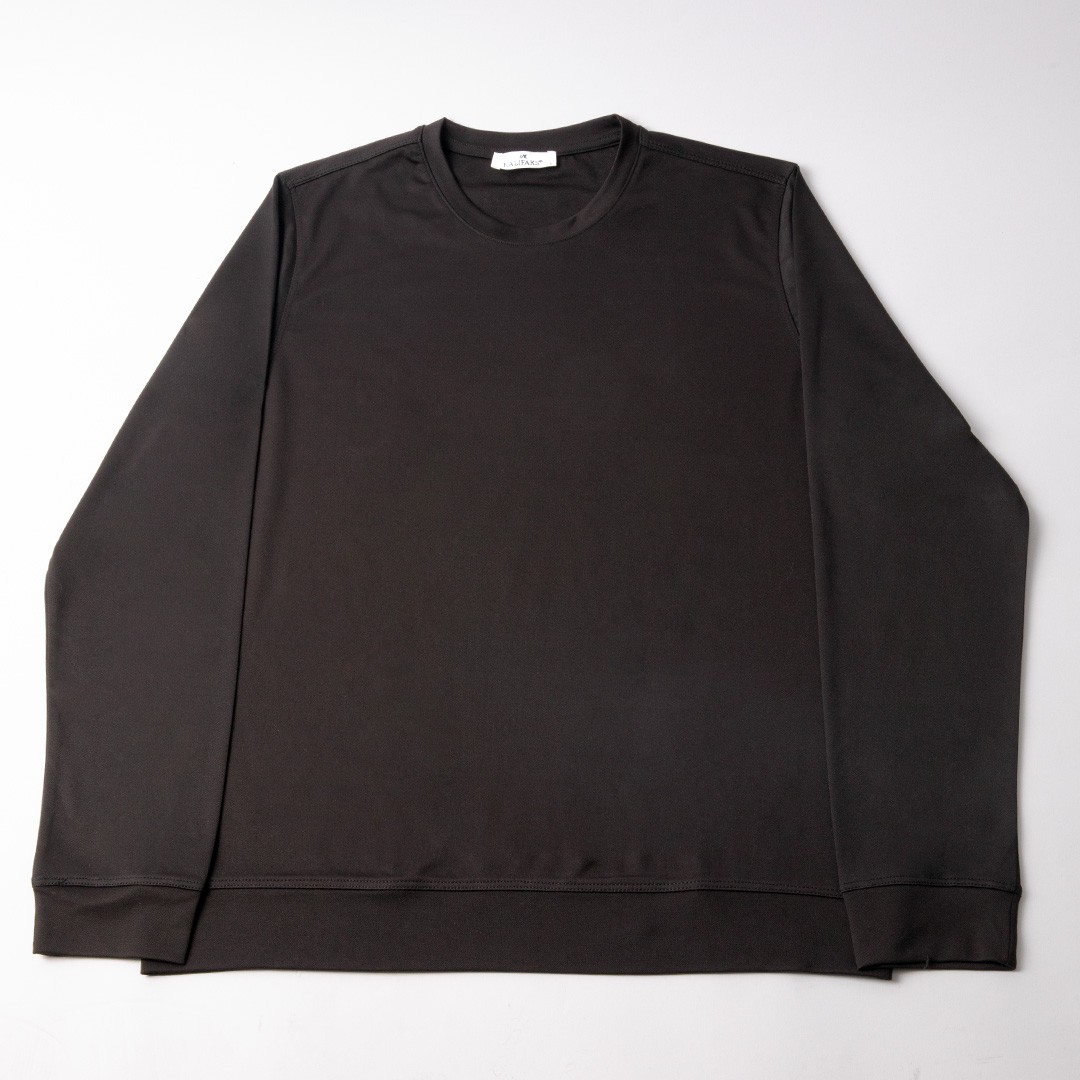 Bisiklet Yaka Sweatshirt - Siyah