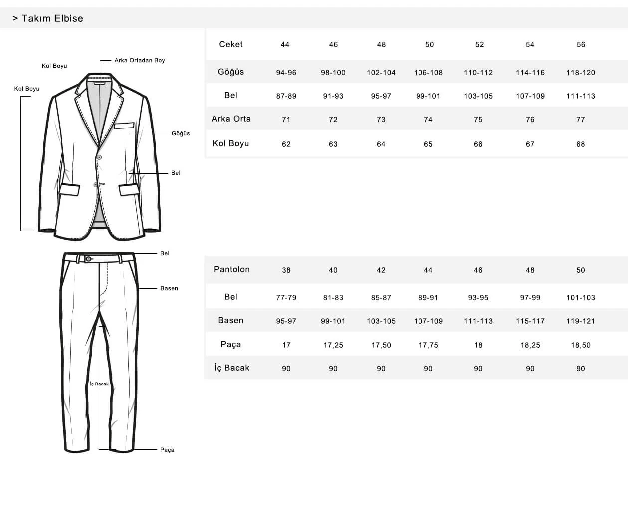 Kruvaze Çizgili Takım Elbise