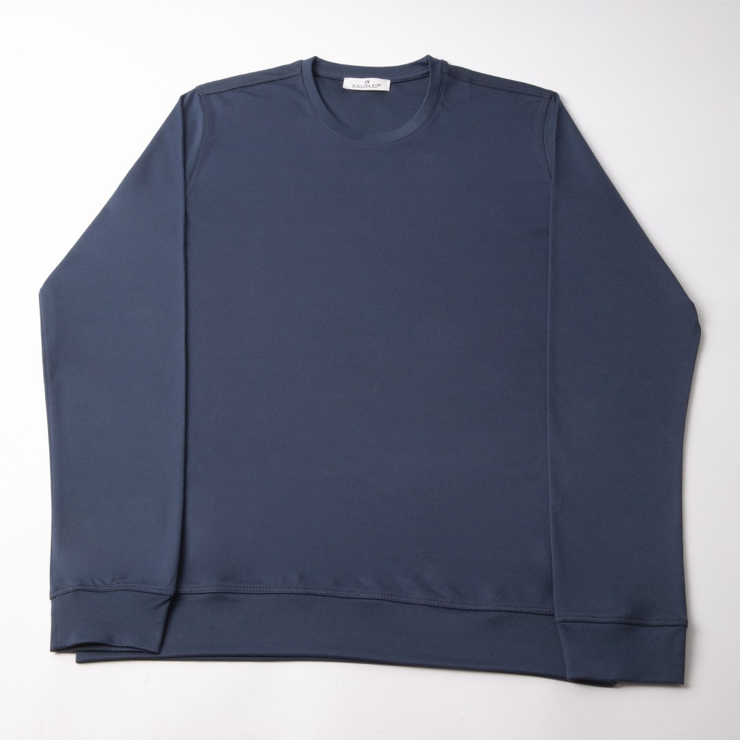 Bisiklet Yaka Sweatshirt - Lacivert