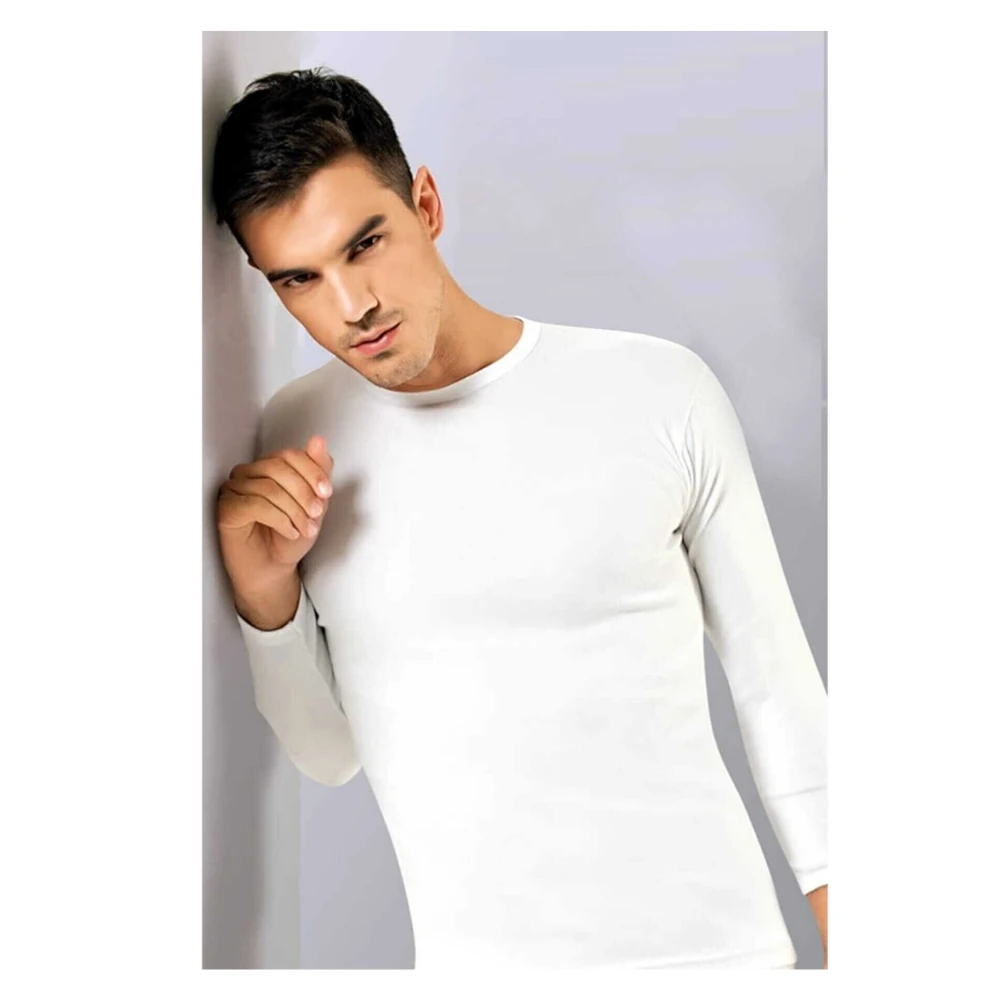 Tutku Elit ELT1302 Elit Elastan Sıfır Yaka Uzun Kol XL