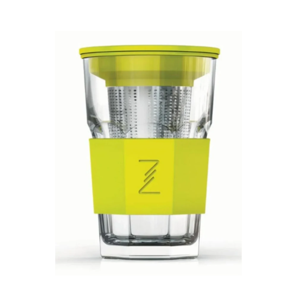 Paşabahçe Zest Glass Süzgeçli Demlik Bardak 415cc Sarı