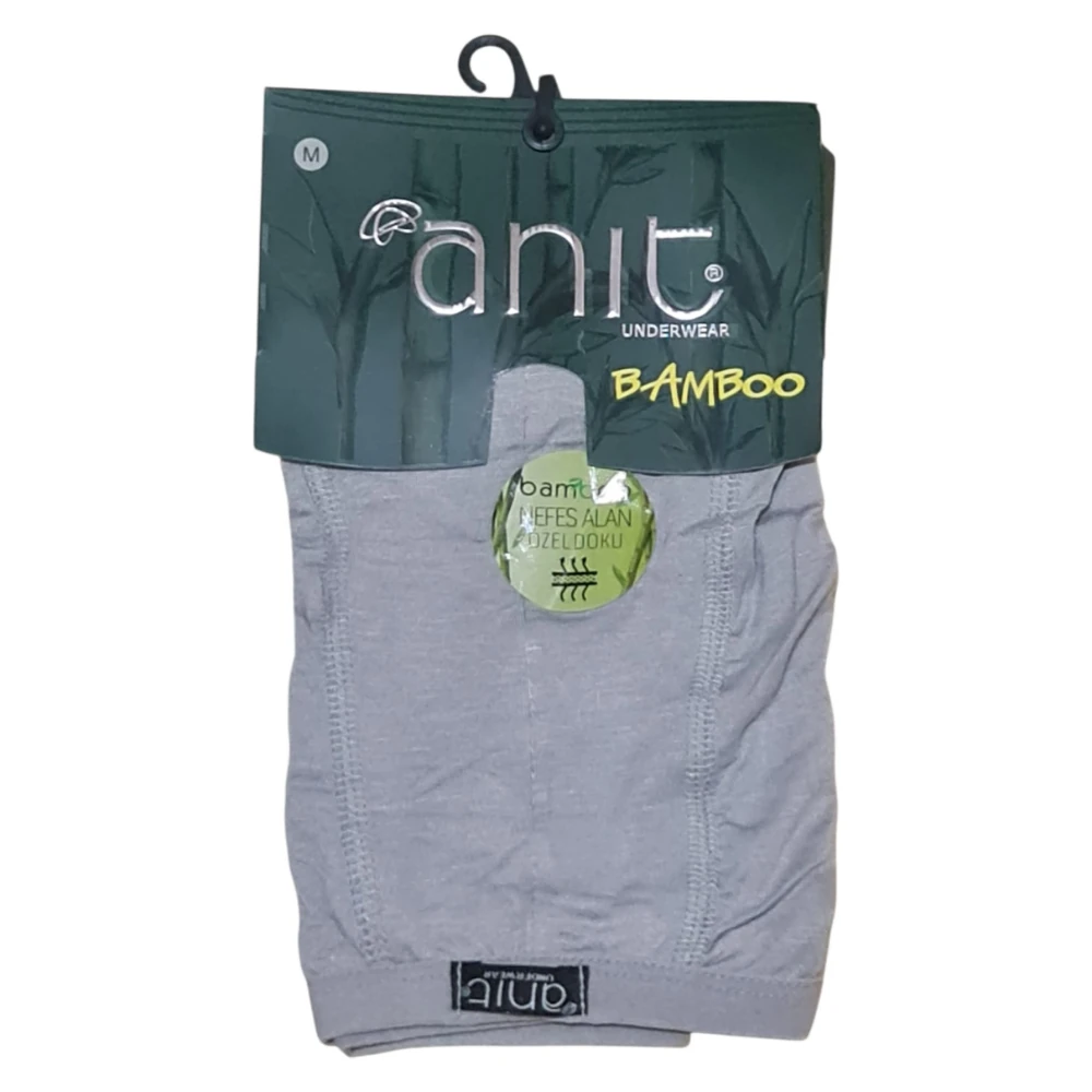 Anıt 1273 Erkek Boxer Bambu 3 Adet Gri