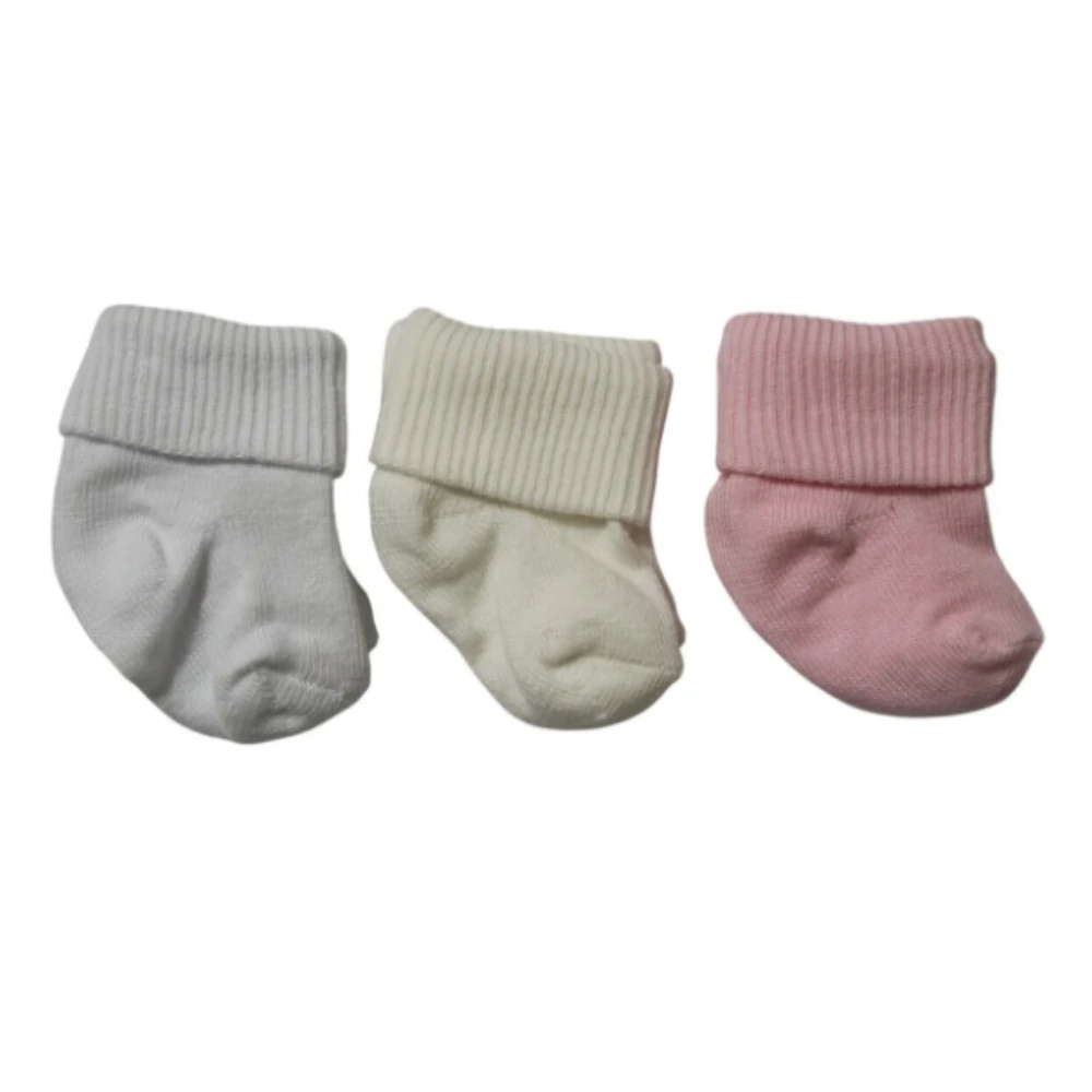 Ekinshop A.D.N Sock Kıvrık Uçlu Asetat Bebek Çorap 