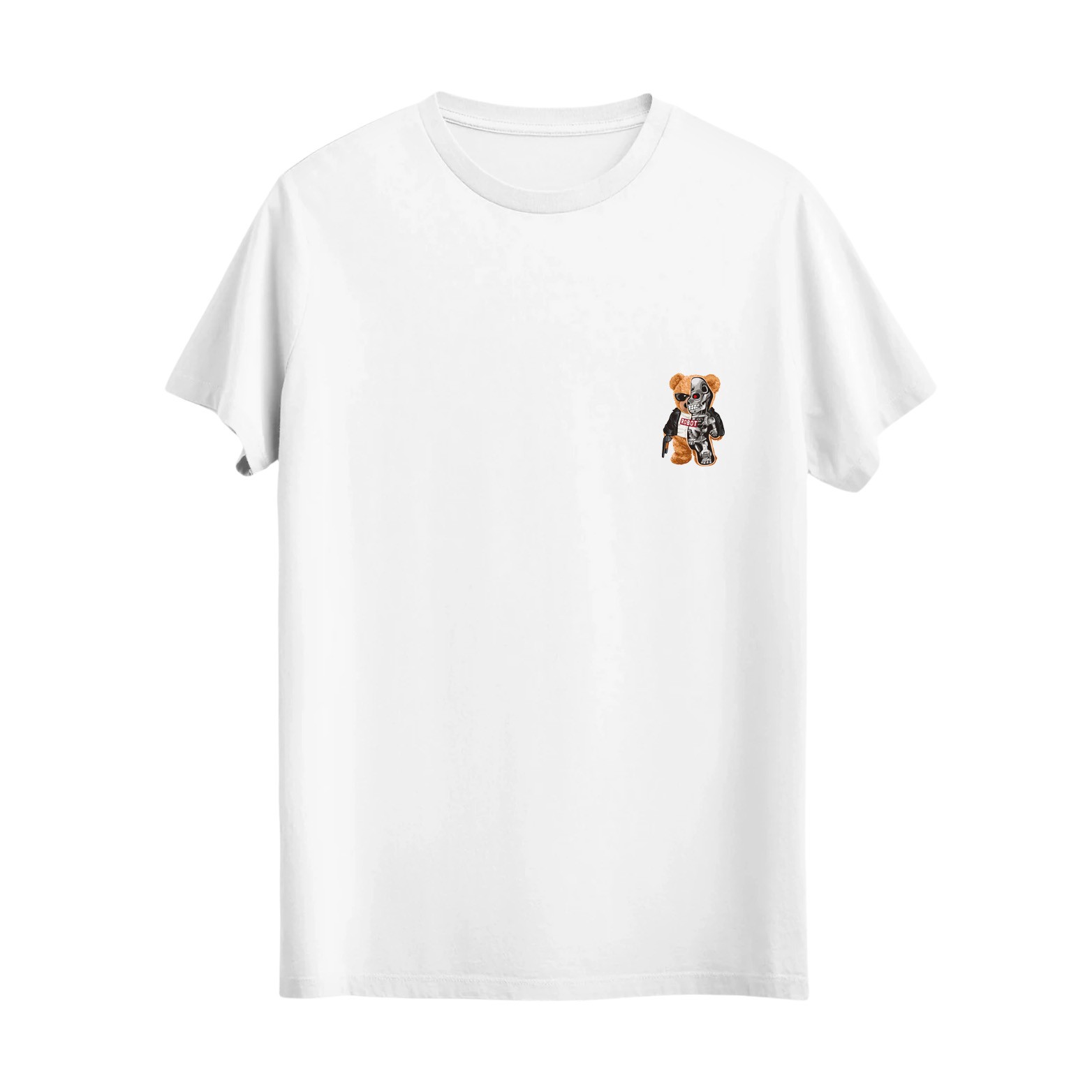 0049: Robot_ayı Baskılı Tshirt. 